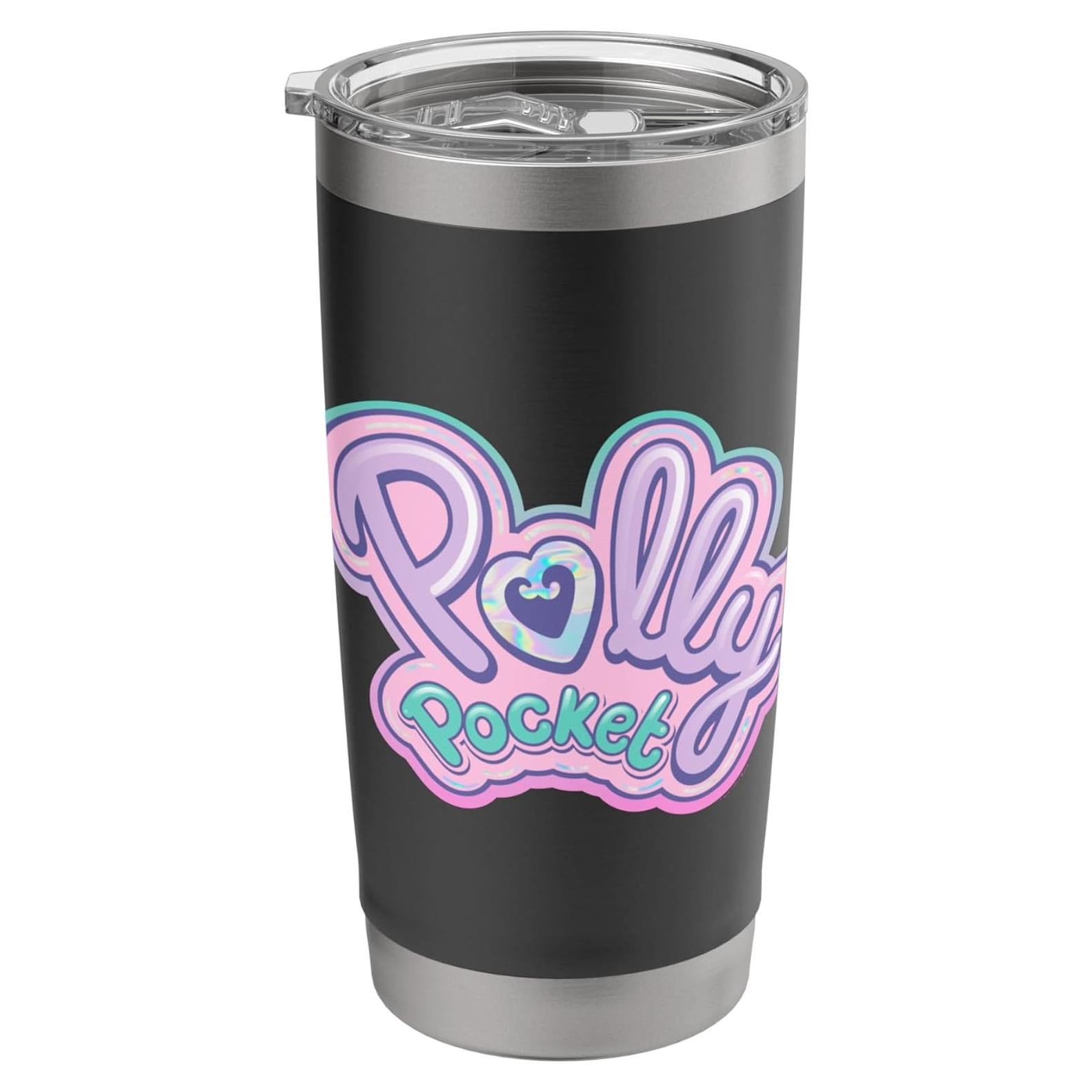 Vaso Térmico Acero Inoxidable Polly Pocket 591 ml Negro