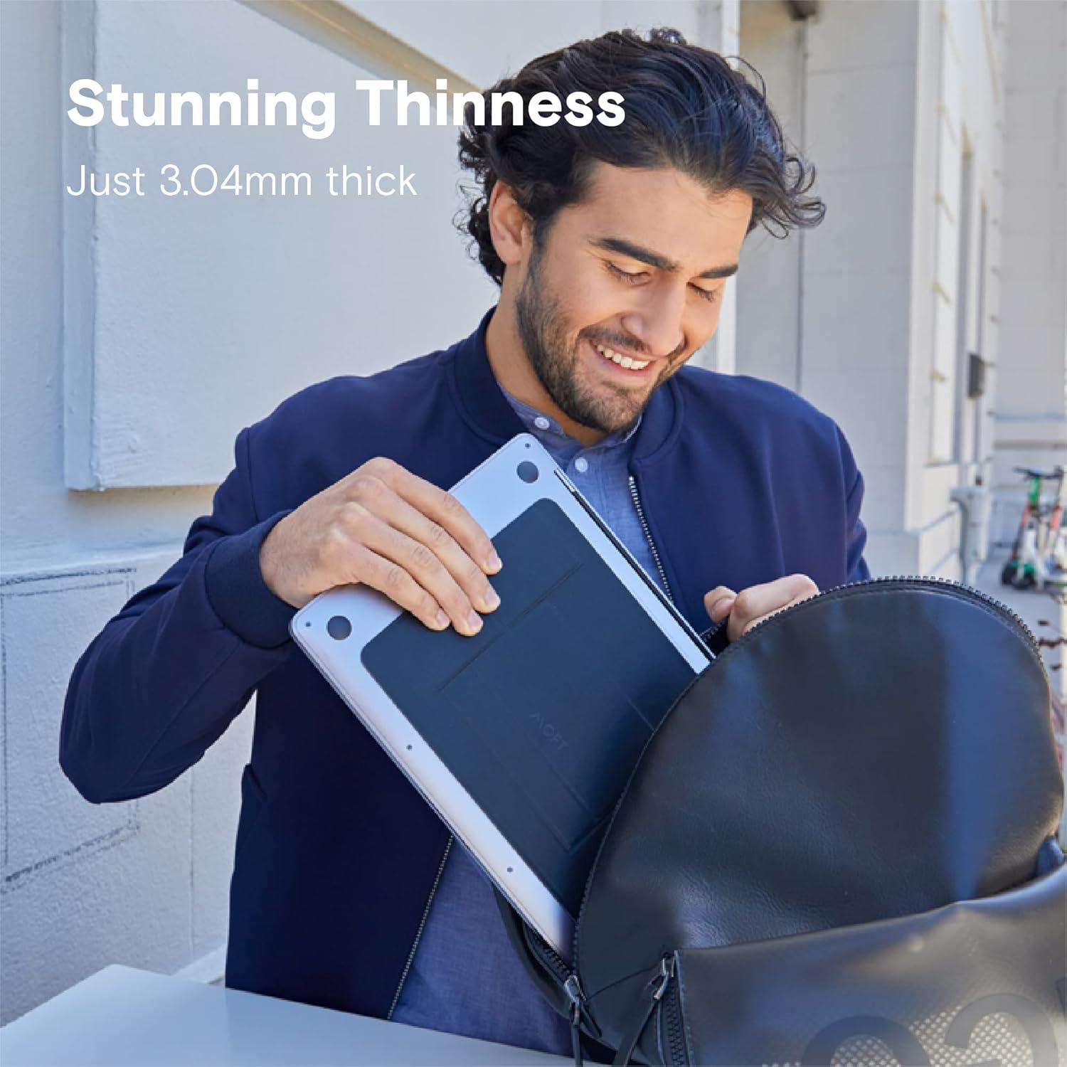 Soporte para Laptop MOFT Negro Plegable 2 Ángulos Ajustables