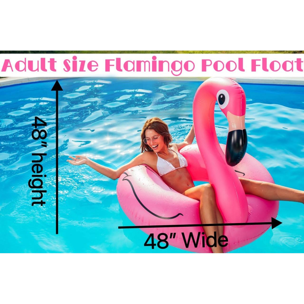 Flotador Inflable de Flamenco GiftExpress 121.92 cm Rosa