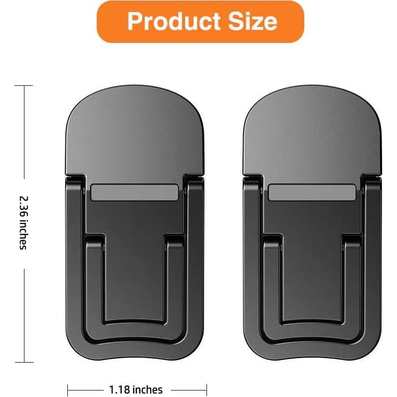 Soporte Plegable para Laptop PONICOR - Elevador Ajustable Negro