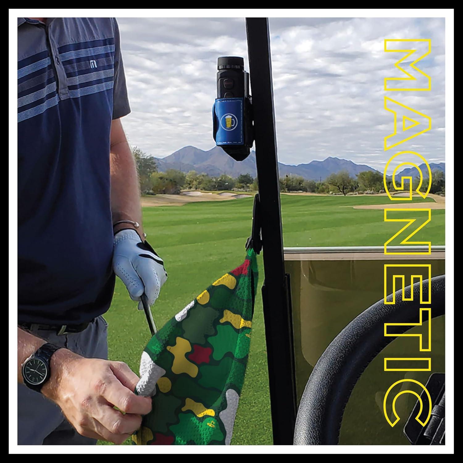 Toalla de Golf Magnética STICKIT Camo Augusta Microfibra