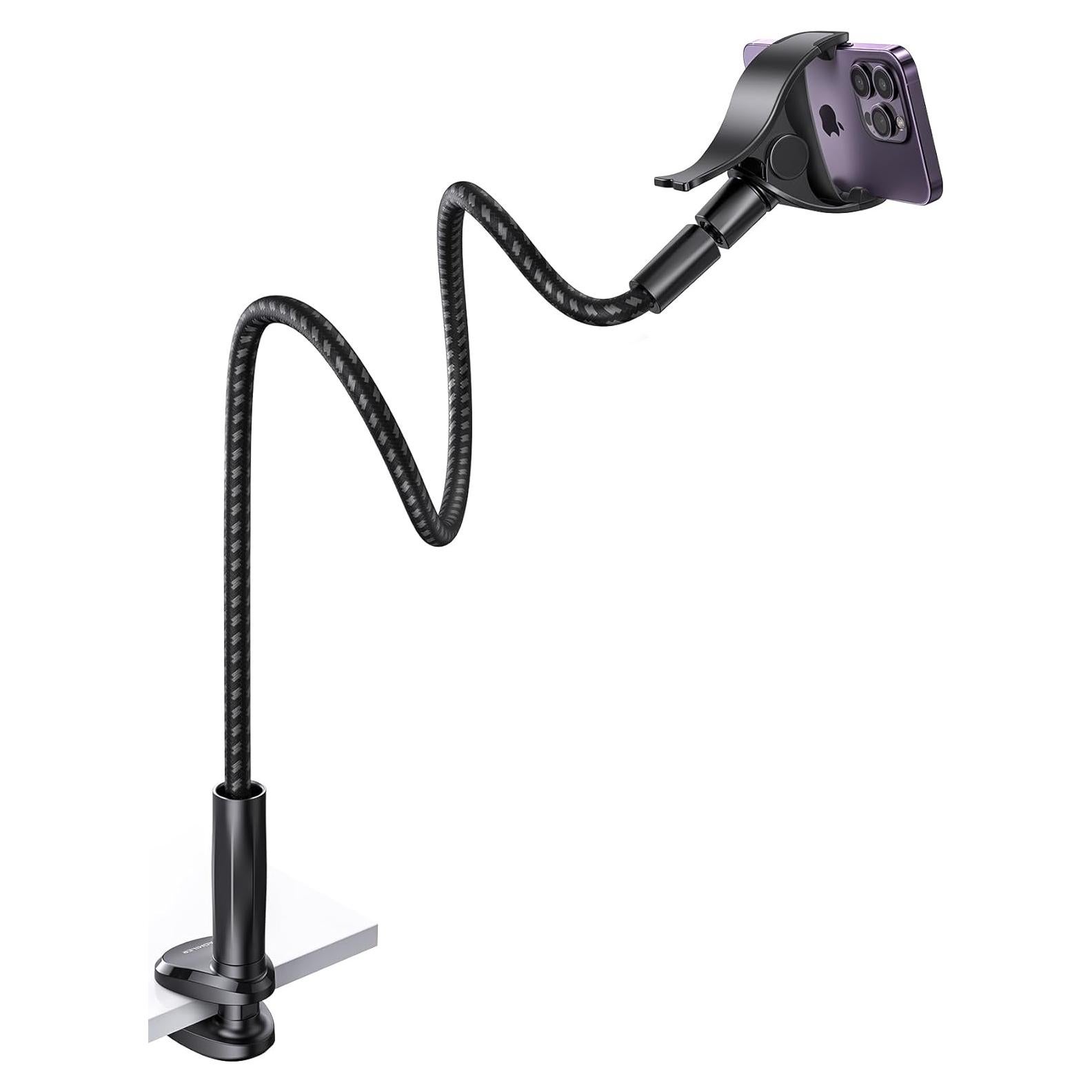 Soporte para teléfono Aomiker cuello de ganso 96 cm clip 80 mm