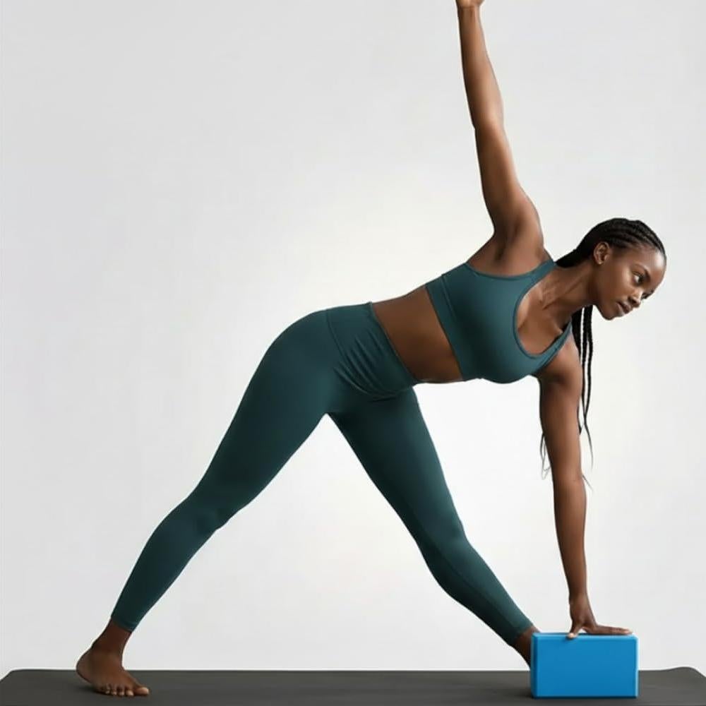 Conjunto de Bloques de Yoga Premium SALUD SAGRADA - 2 Piezas Antideslizantes