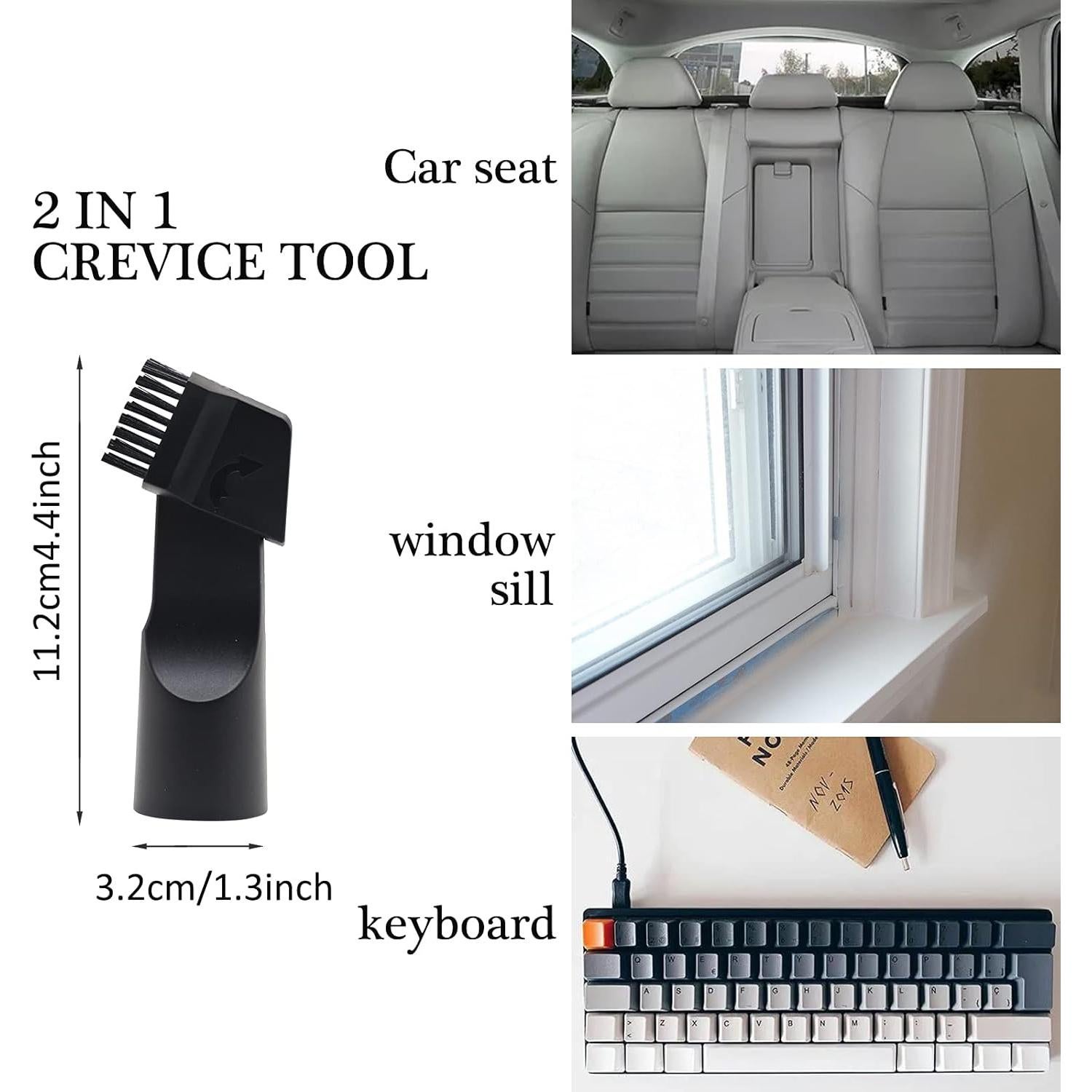 Kit de Cepillos para Aspiradora Alrens 7 Piezas Adaptador 32mm 35mm