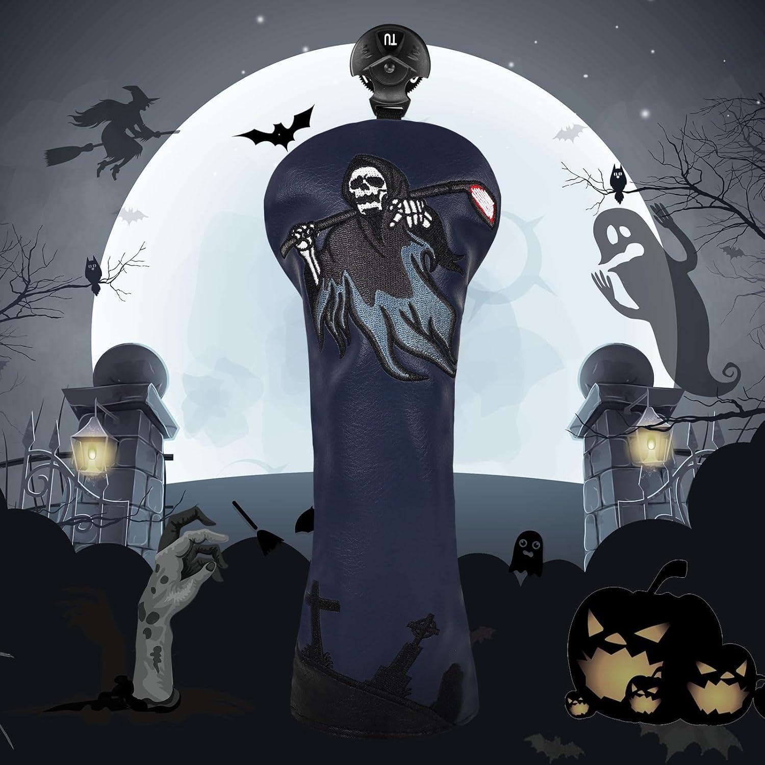 Funda de Golf LZFAN 3PCS Camuflaje Cuero PU Ajustable