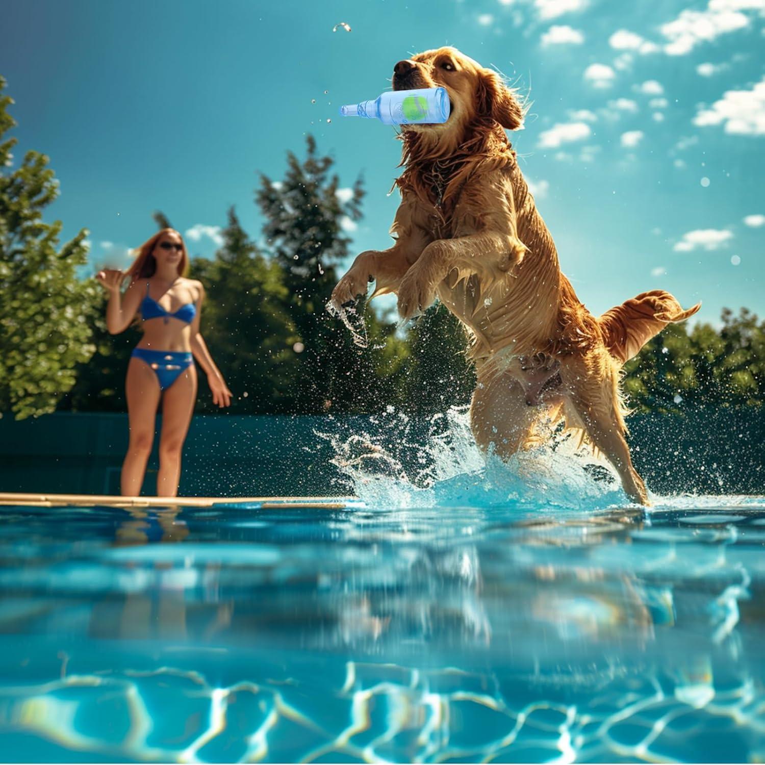 Juguete Interactivo para Perros Mity rain Botella Azul 14cm