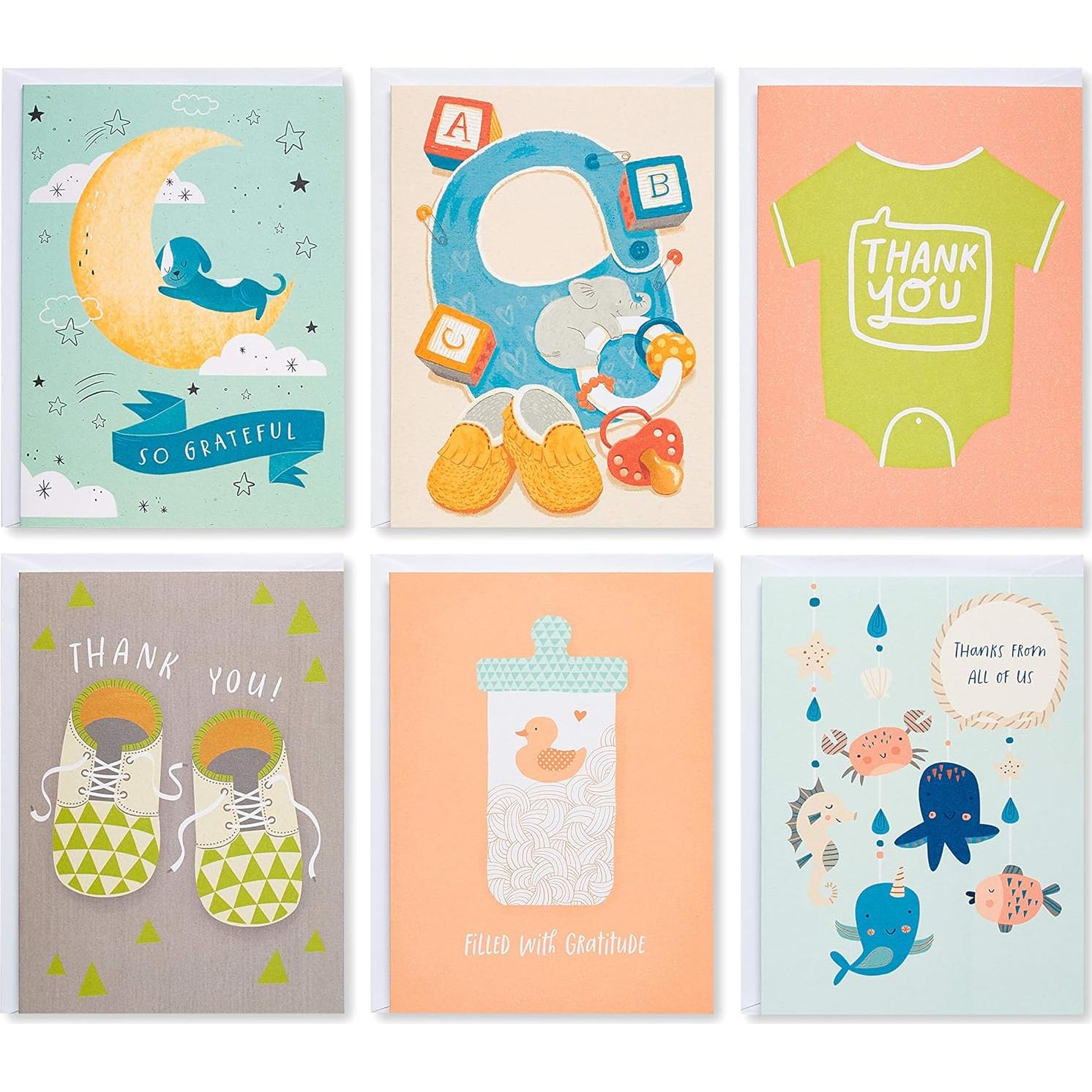 Paquete de Tarjetas de Agradecimiento American Greetings 48 Unidades