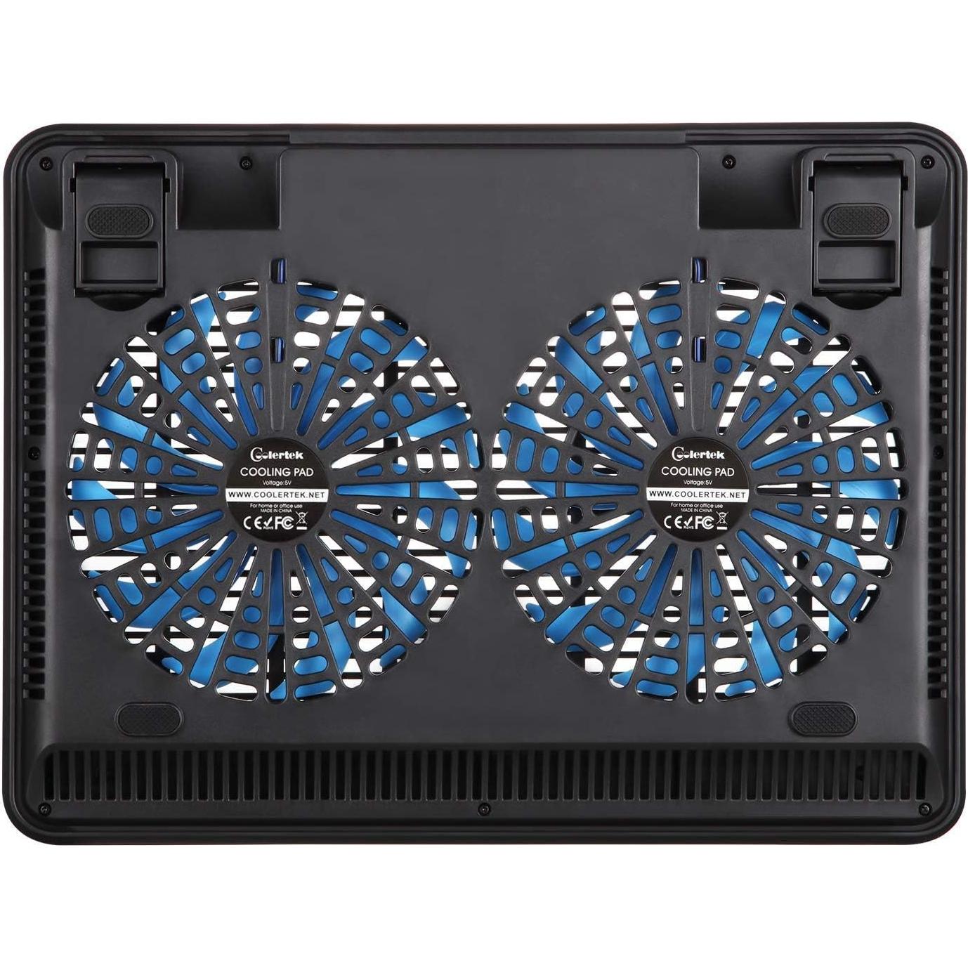 Base de Enfriamiento para Laptop Coolertek HY-288 USB 2 Ventiladores