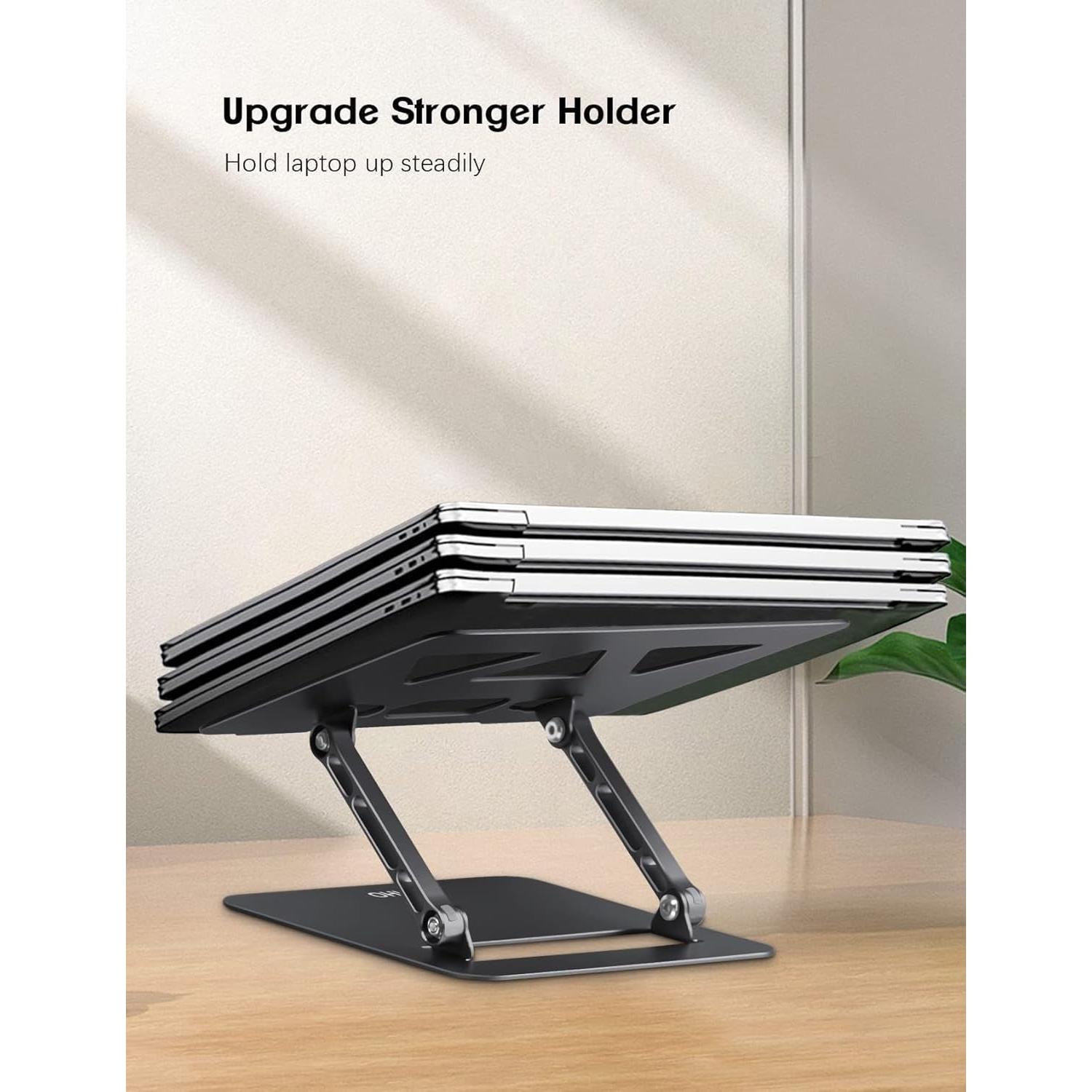 Soporte Ajustable para Laptop Aoviho L3 Plegable 10-15.6" Negro