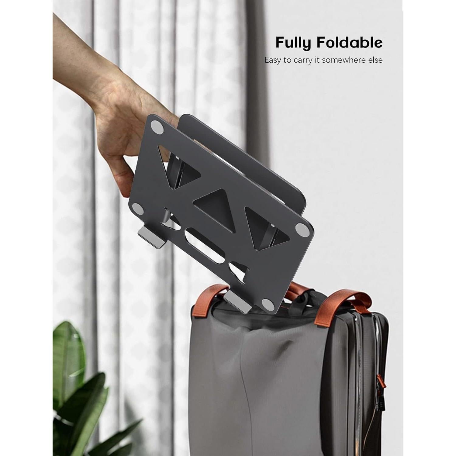 Soporte Ajustable para Laptop Aoviho L3 Plegable 10-15.6" Negro