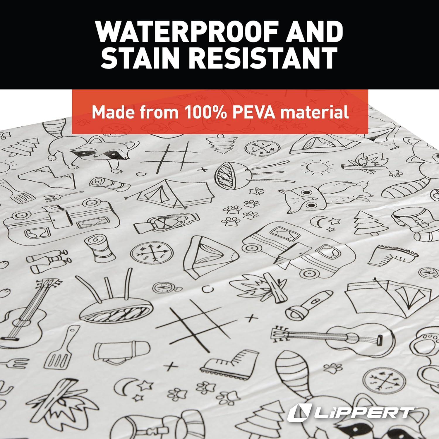 Mantel de Vinilo Lippert Color Escape para Camping 100% PEVA