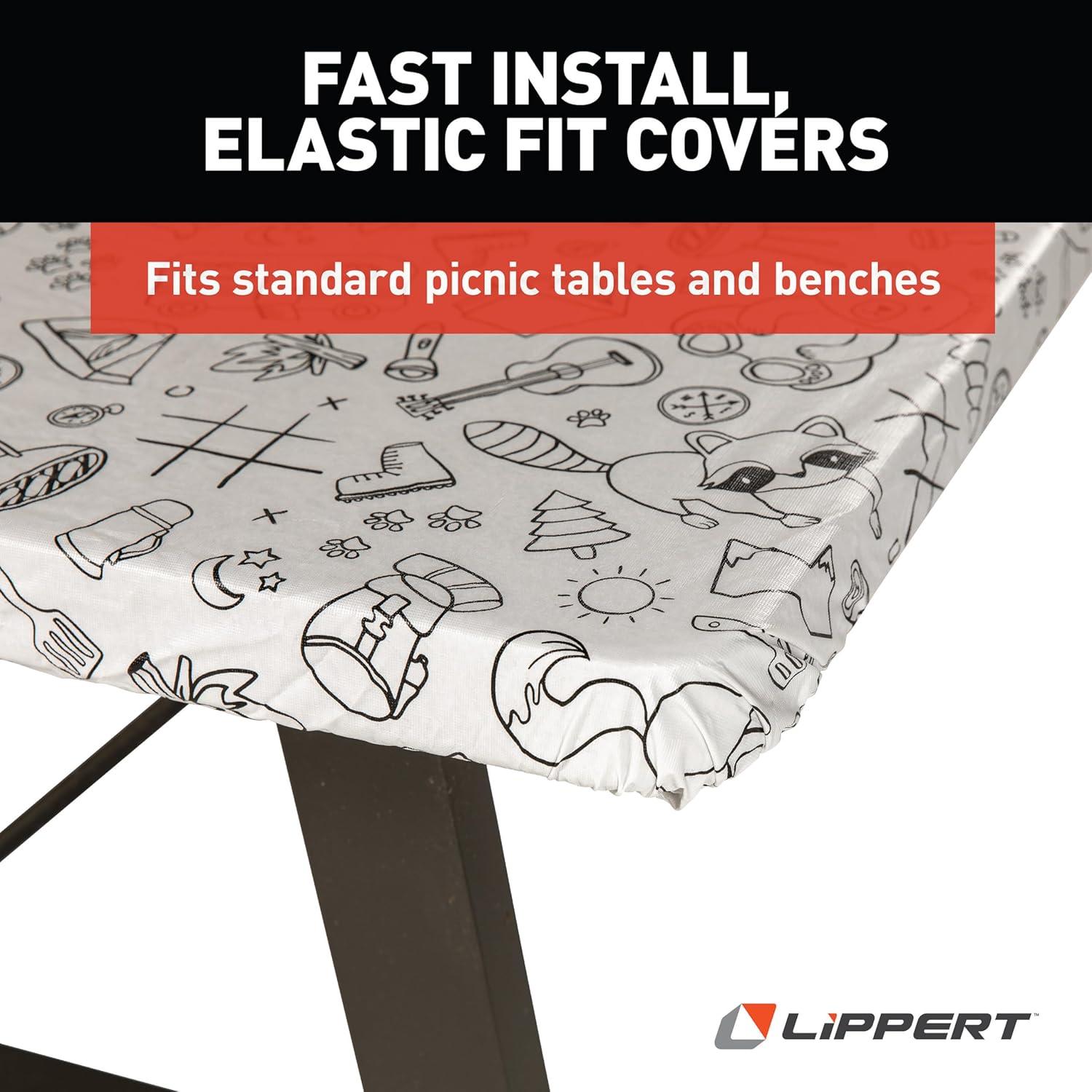 Mantel de Vinilo Lippert Color Escape para Camping 100% PEVA