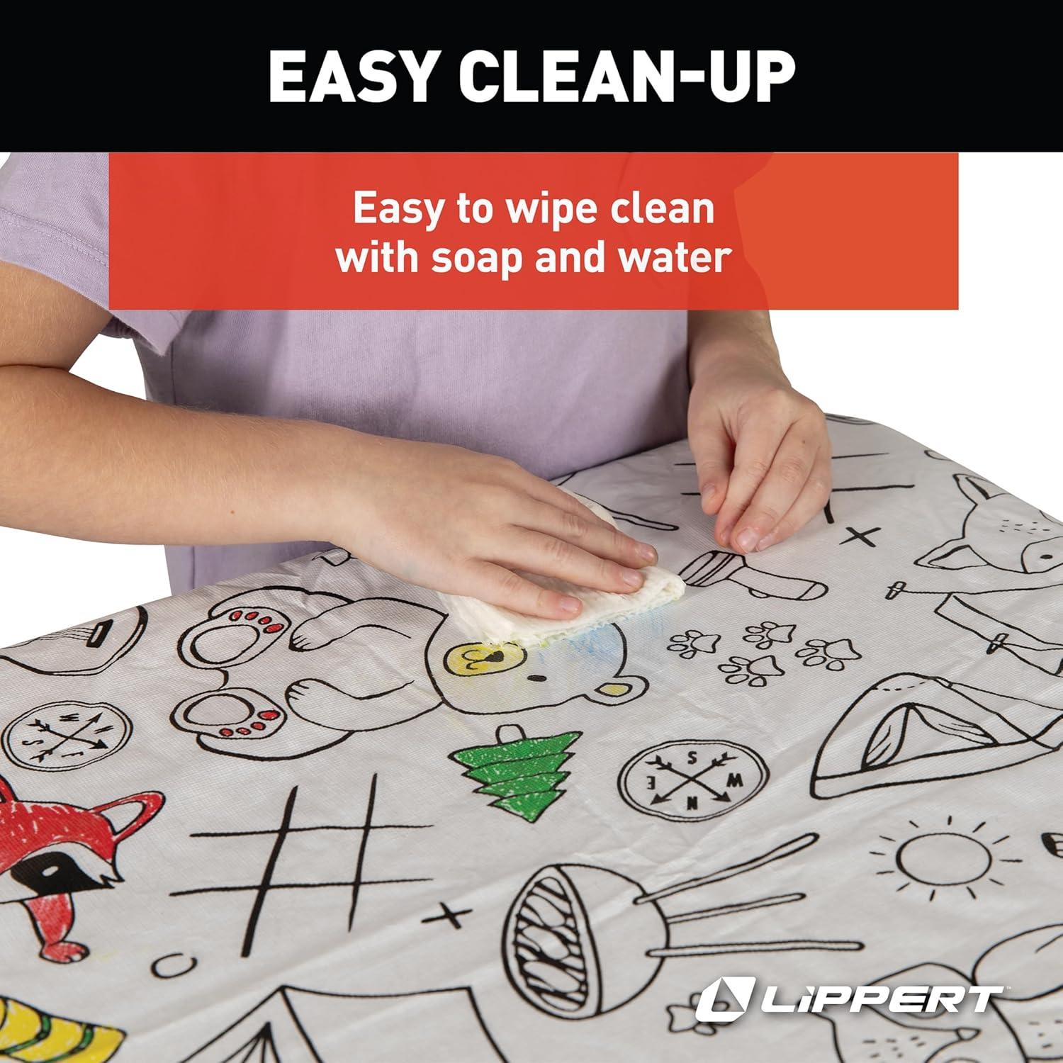 Mantel de Vinilo Lippert Color Escape para Camping 100% PEVA