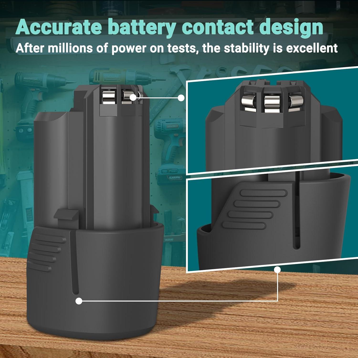 Batería de Reemplazo Li-ion 10.8V Creabest + Cargador