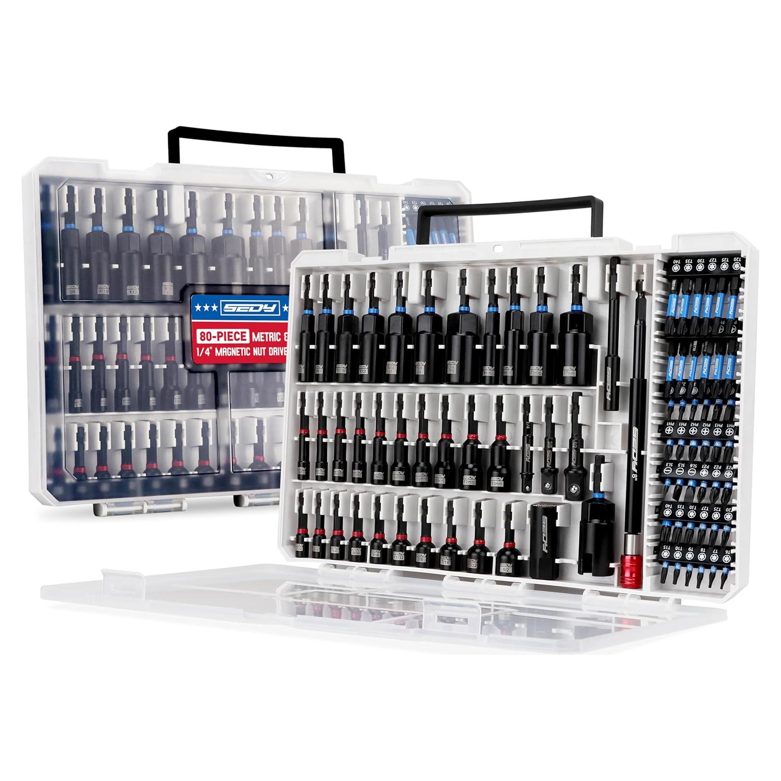 Juego de Controladores de Tuercas Magnéticos SEDY 80 Piezas
