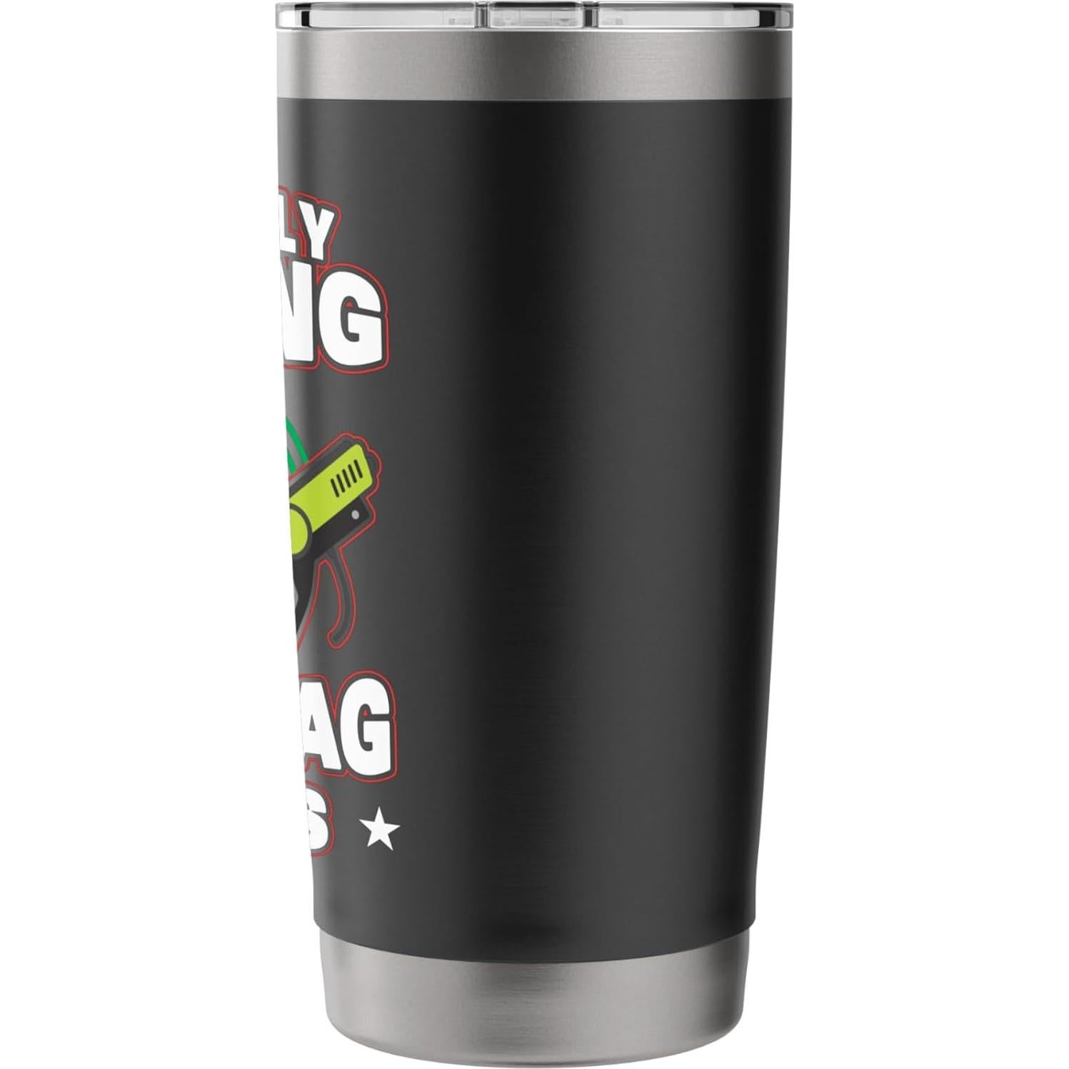 Taza Aislada de Acero Inoxidable 20 oz Regalos de Fiesta Laser Tag
