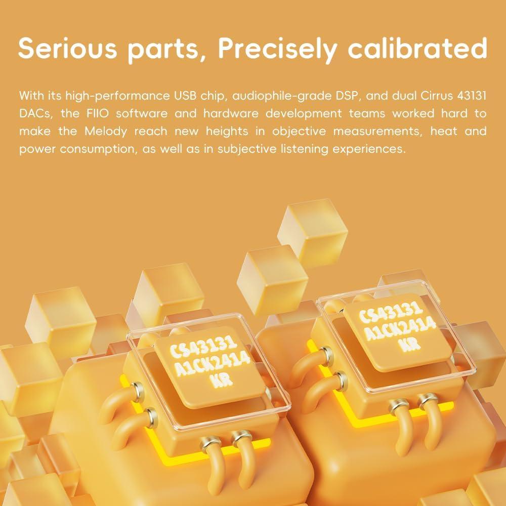 Amplificador de Auriculares FiiO Melody DAC Portátil 81.9g