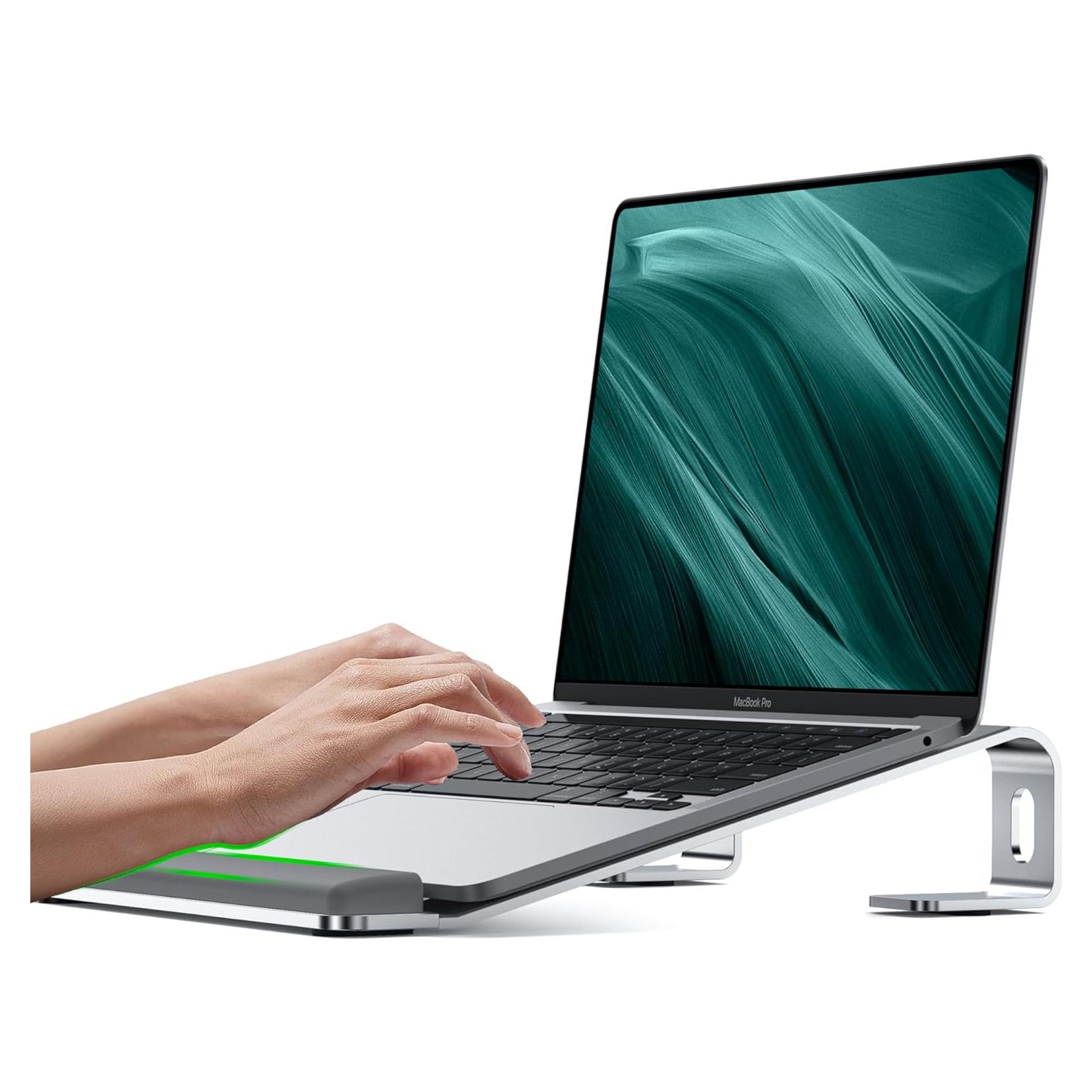 Soporte para Laptop JCZT Plata 10-17 Pulgadas Ergonómico