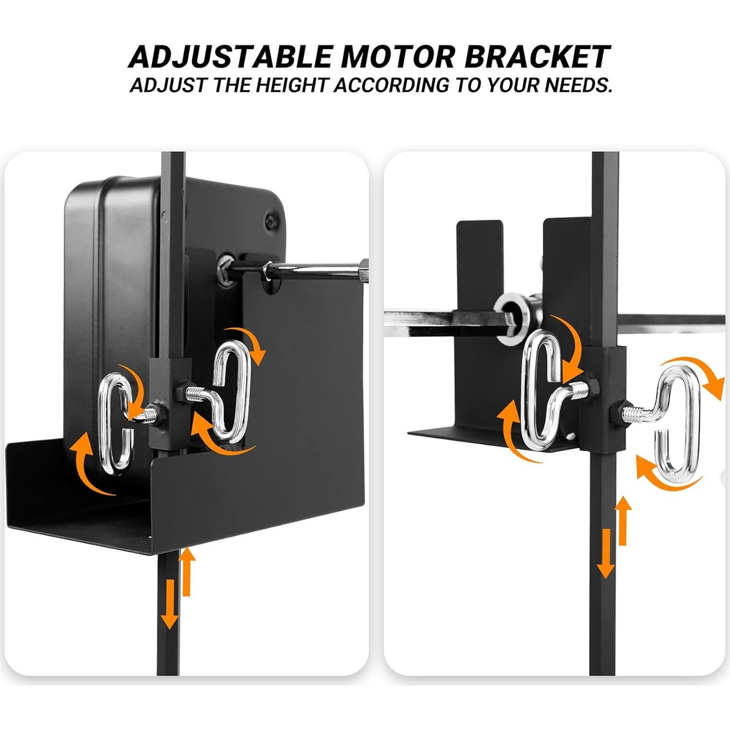 Parrilla Rotisserie Onlyfire 96,5 cm Inalámbrica Doble Poste