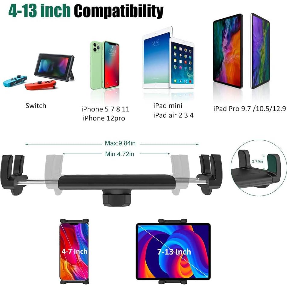 Soporte Universal para Tablet en Portavasos Cuxwill 4-13"