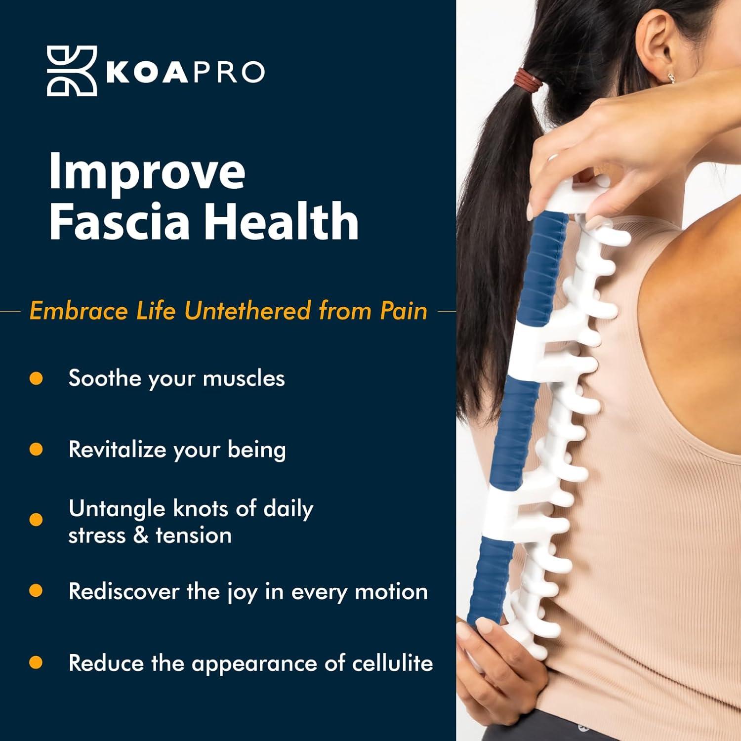 Masajeador de Fascia KOAPRO Cuerpo Completo Azul 45.72cm
