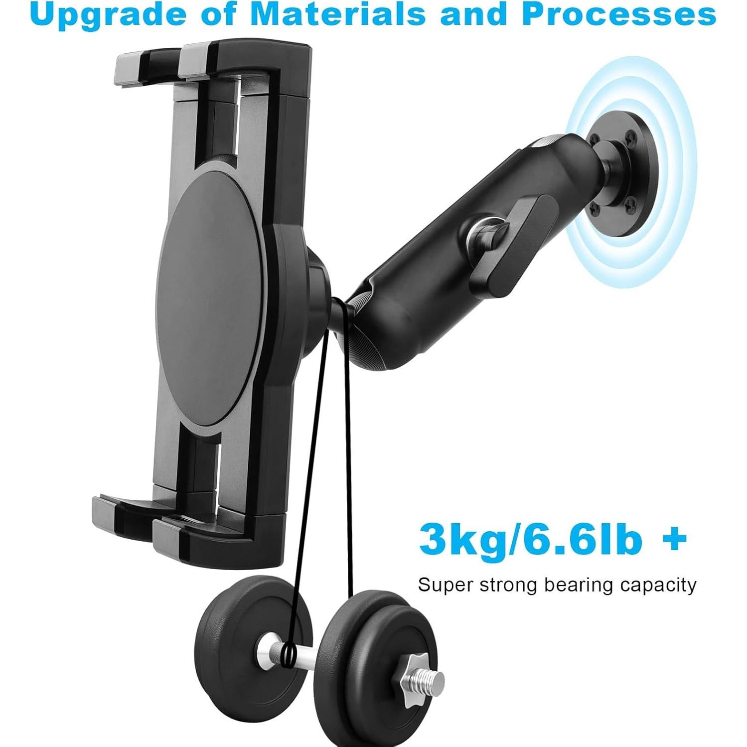 Soporte de Tablet iTODOS IT0223 para Coche y Pared 360°