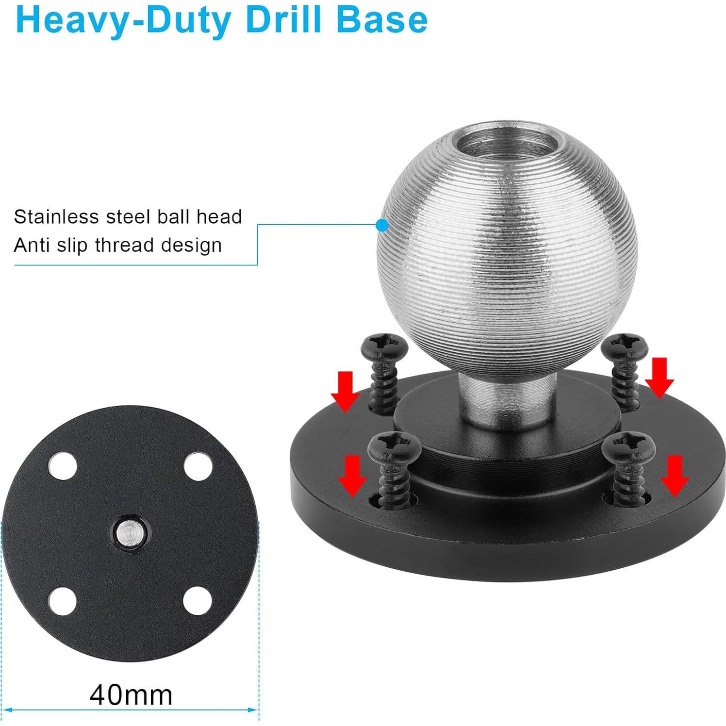 Soporte de Tablet iTODOS IT0223 para Coche y Pared 360°