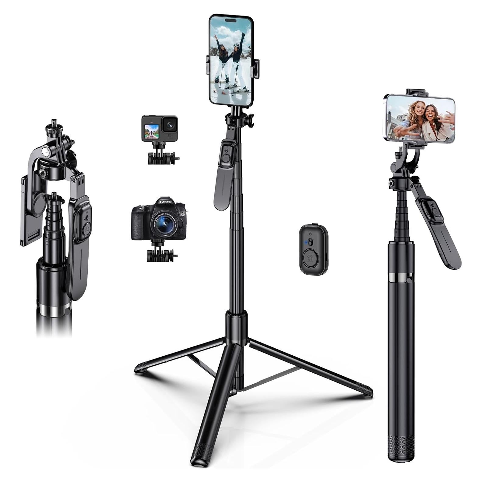 Trípode Extra Alto Fourpillars 203 cm con Control Remoto