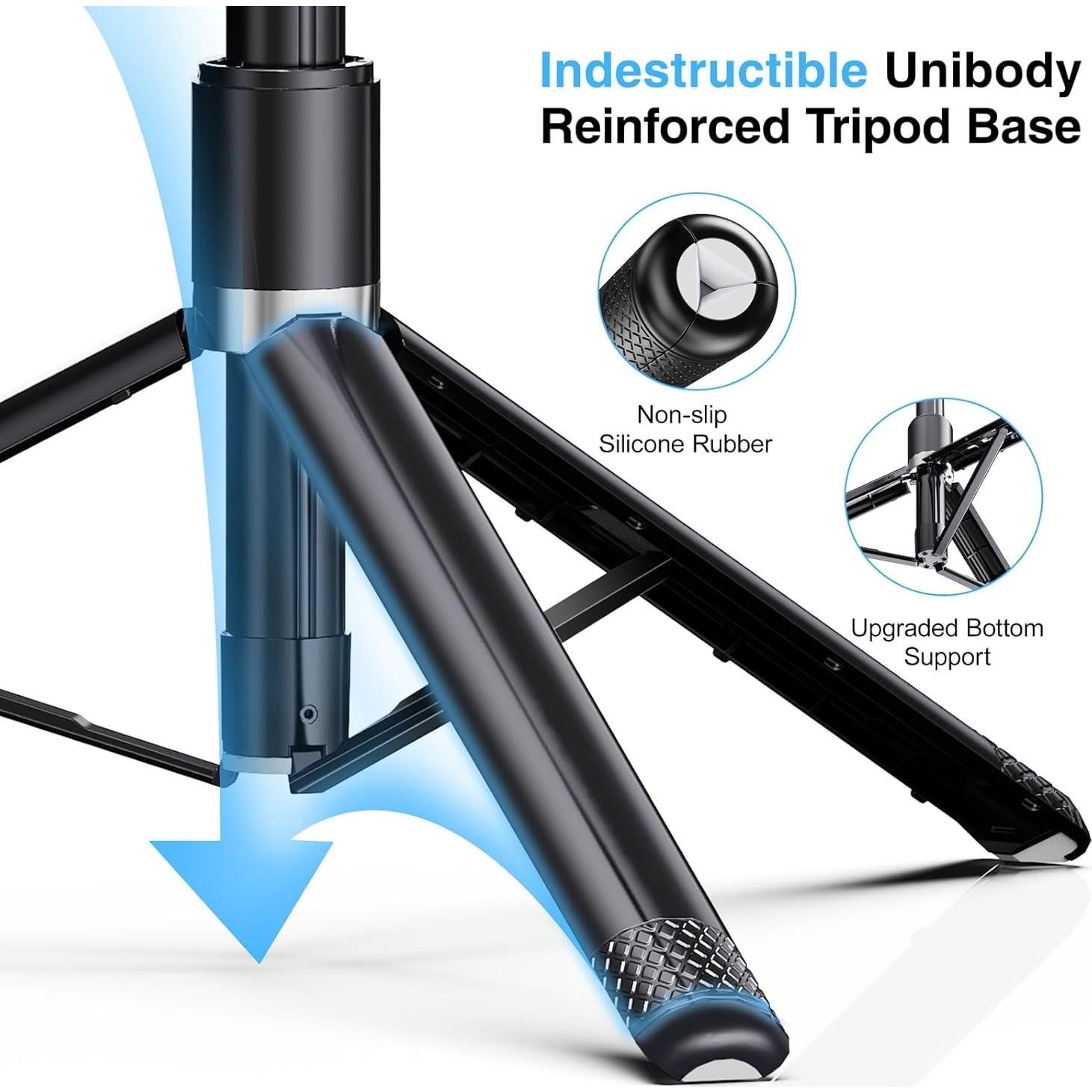 Trípode Extra Alto Fourpillars 203 cm con Control Remoto