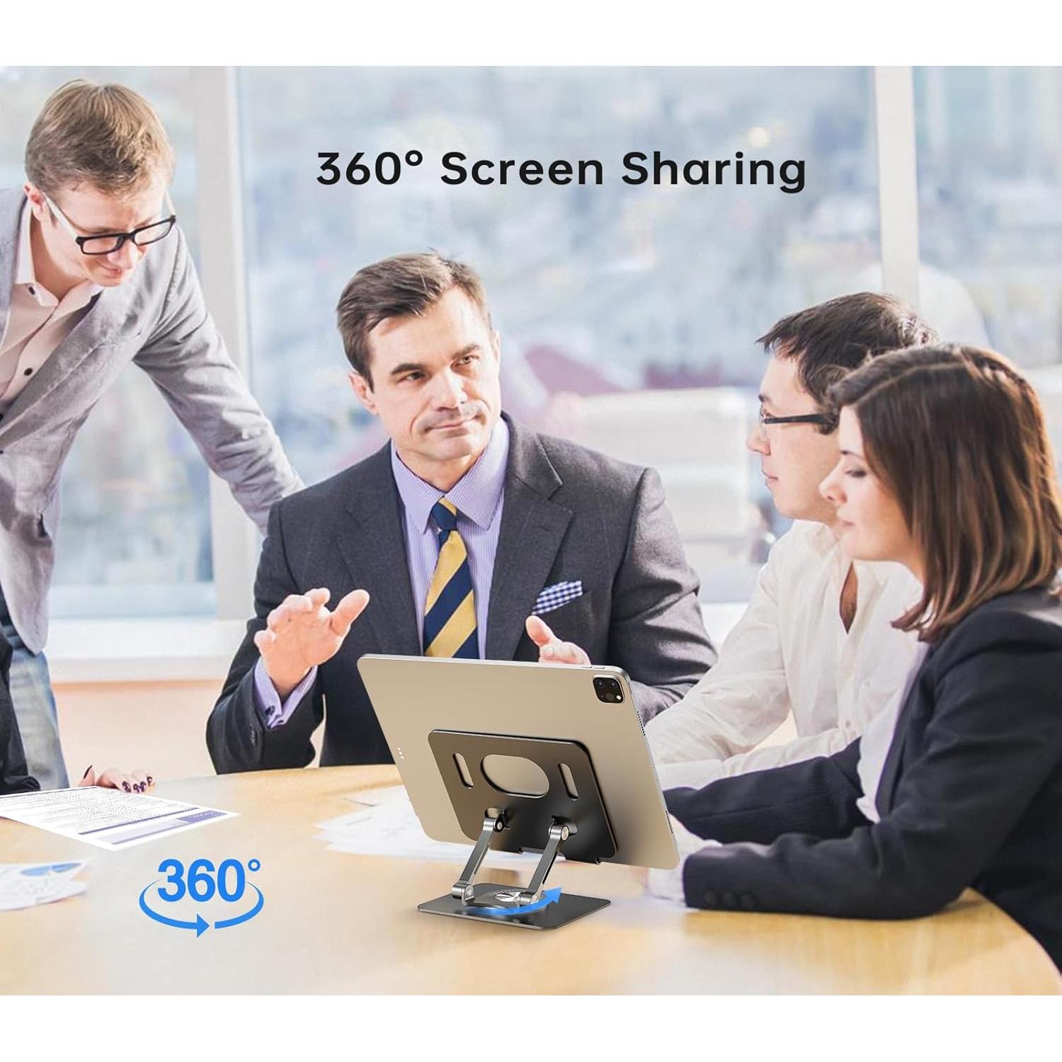 Soporte Ajustable para Tablet Orlian ST02 Negro 360° Plegable