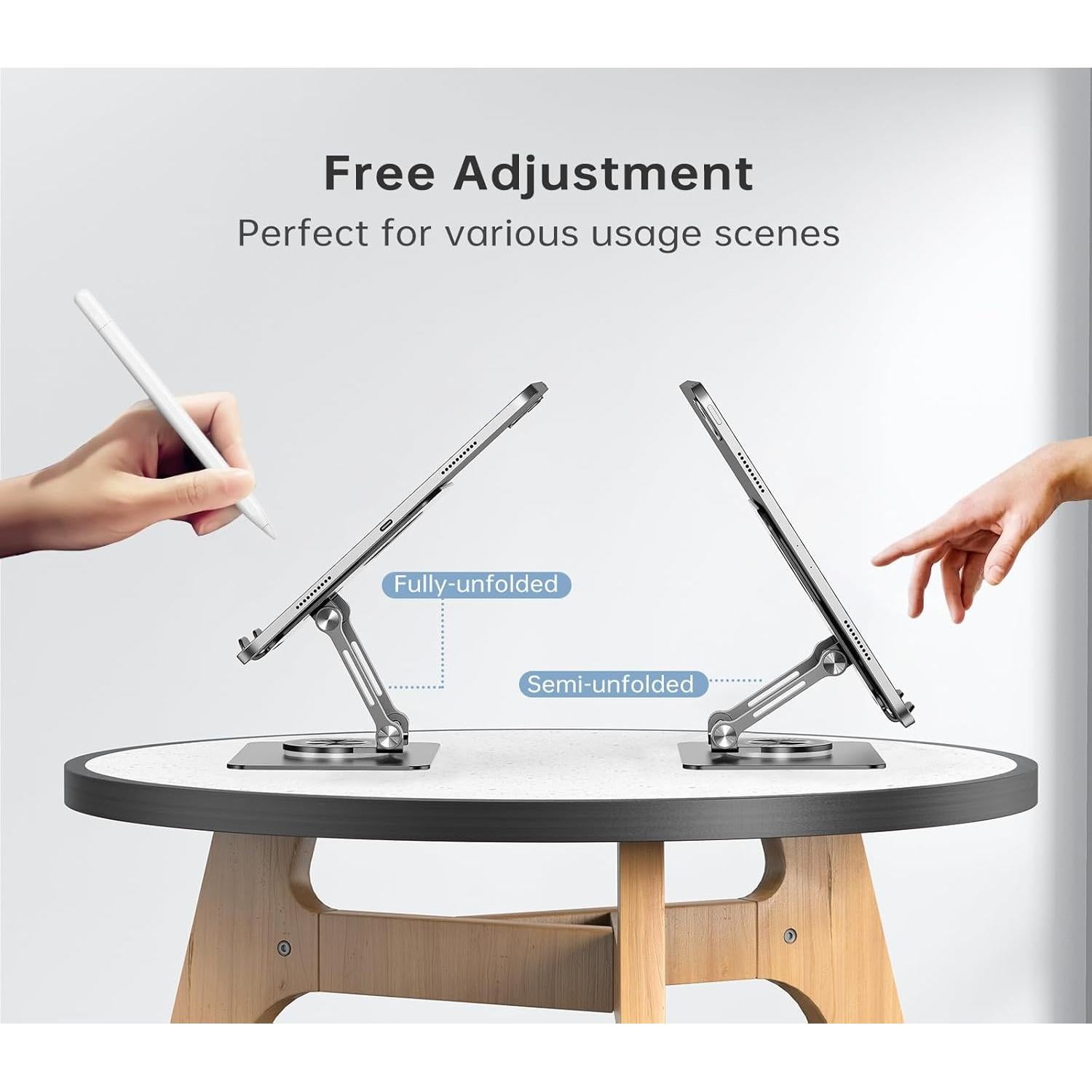 Soporte Ajustable para Tablet Orlian ST02 Negro 360° Plegable