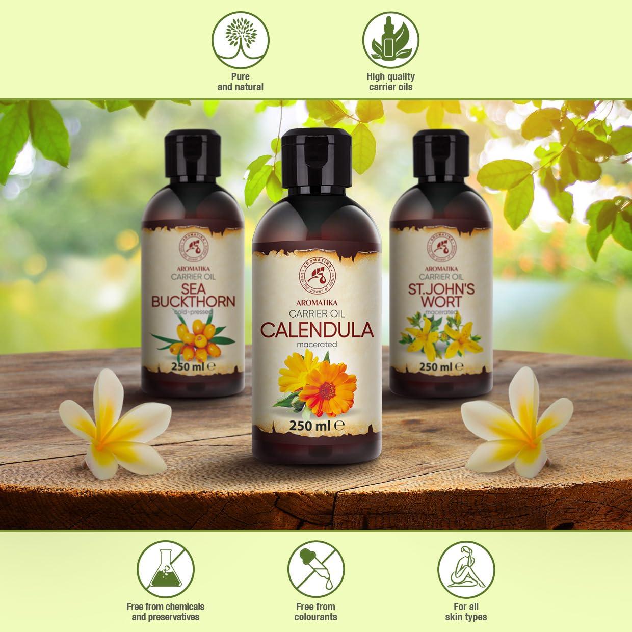 Aceite de Caléndula 250ml Aromatika - 100% Puro y Natural