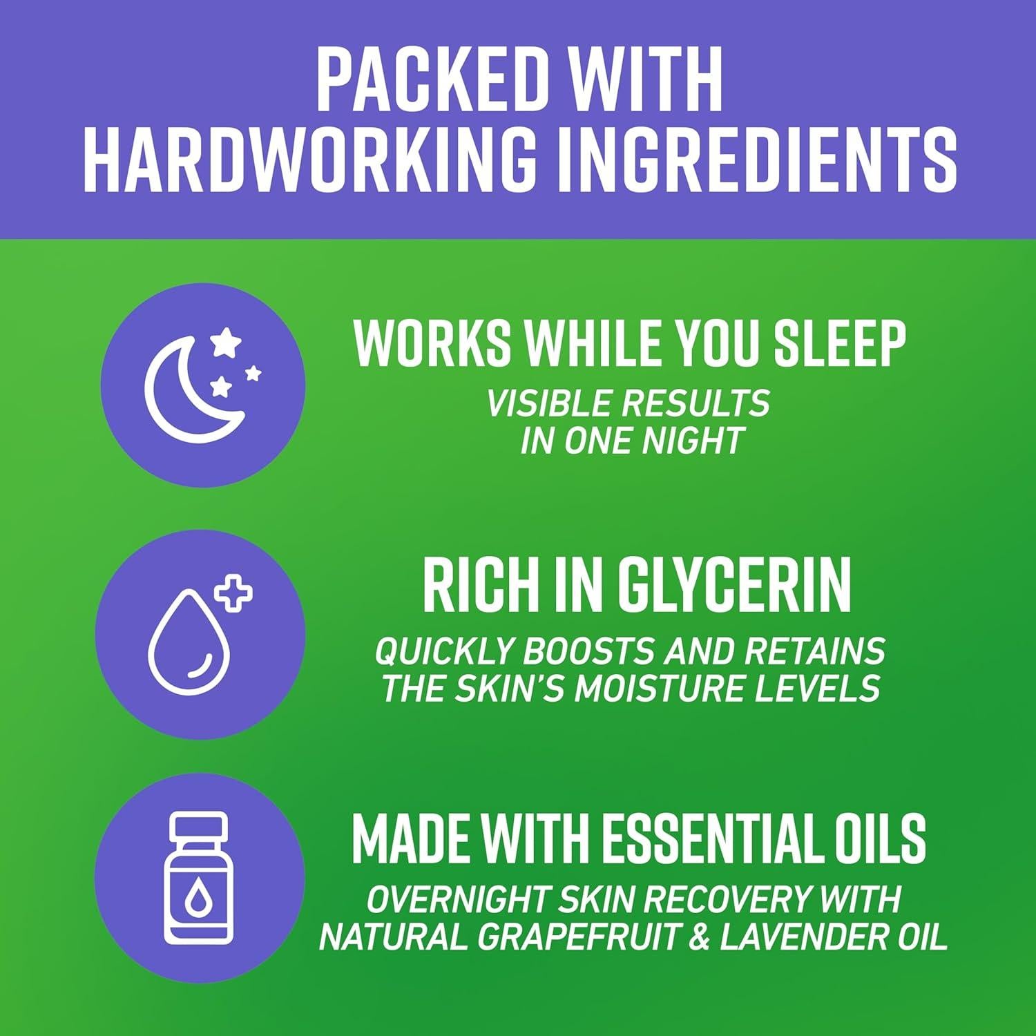 Crema de Manos O'Keeffe's Tratamiento Nocturno 3 oz - Paquete de 2