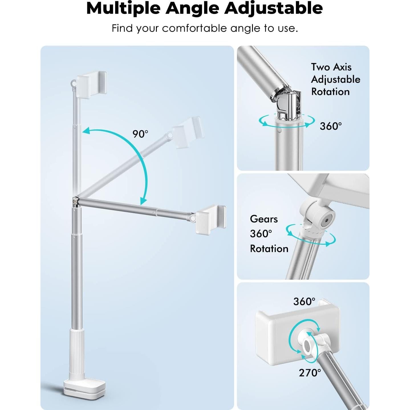 Soporte para teléfono Viozon AP-X6, brazo flexible 360°