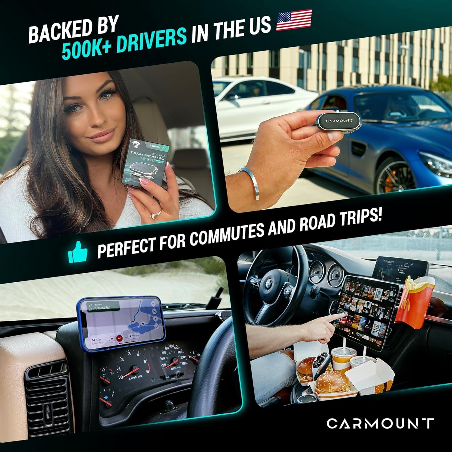 Soporte Magnético para Teléfono CARMOUNT F1 2-Pack