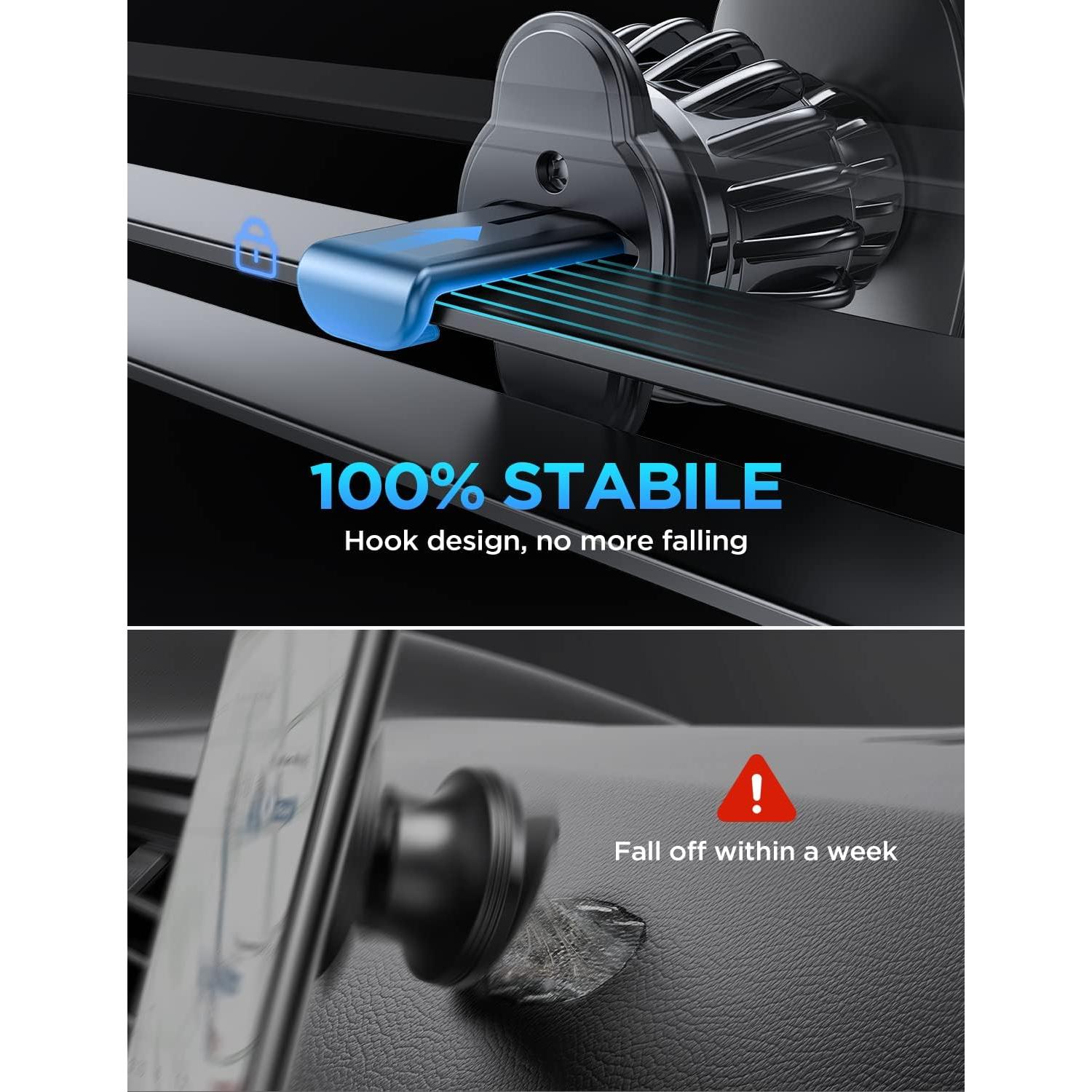 Soporte Magnético para Teléfono de Coche LISEN 2 Pack