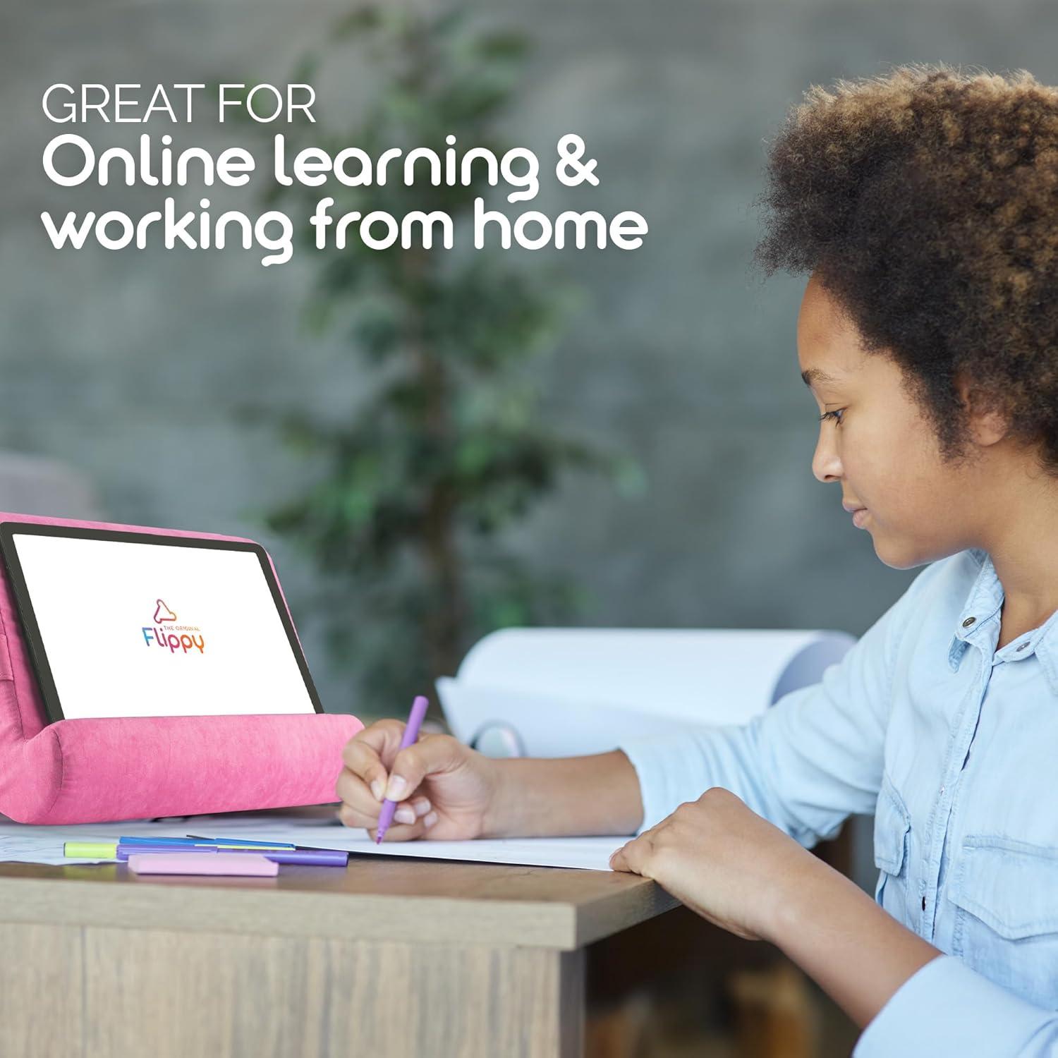 Soporte de Almohada Flippy Rosa para Tableta y Libros