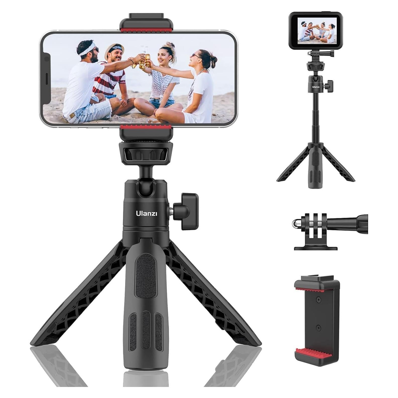 ULANZI M12 Trípode y Palo de Selfie Extensible 18-31.5cm