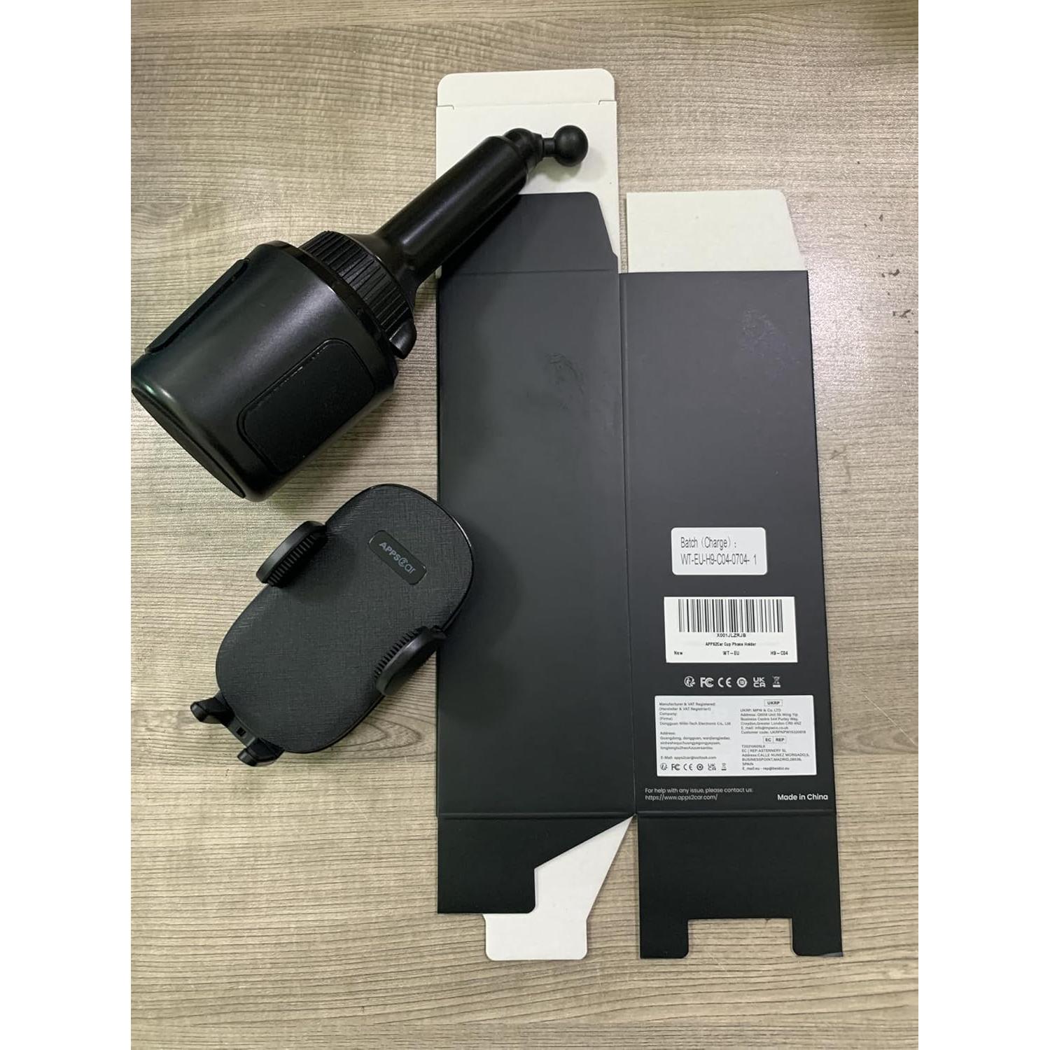 Soporte para teléfono de coche APPS2Car Universal | Brazo largo