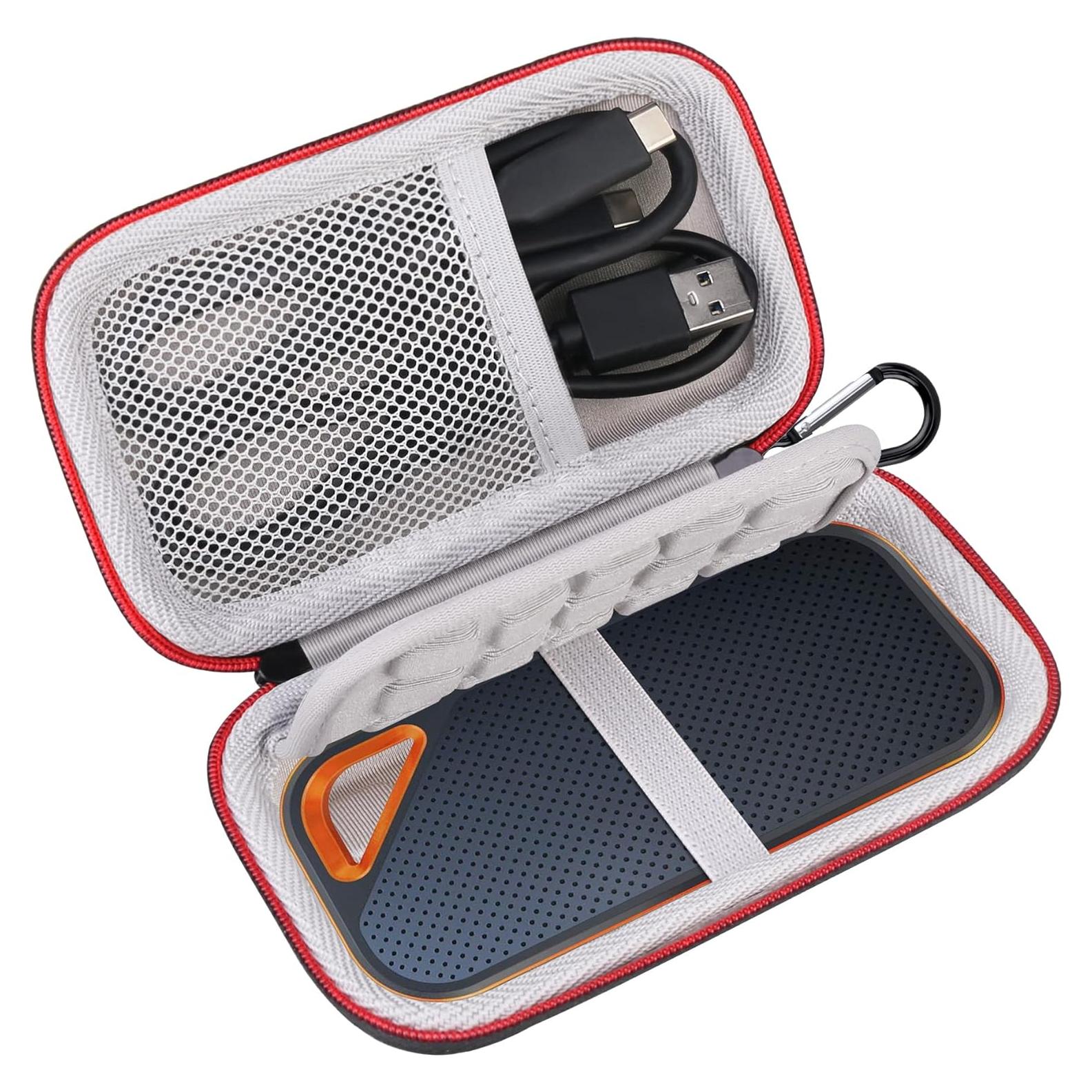 Funda Dura Lacdo para SanDisk Extreme Pro 500GB a 8TB Negra