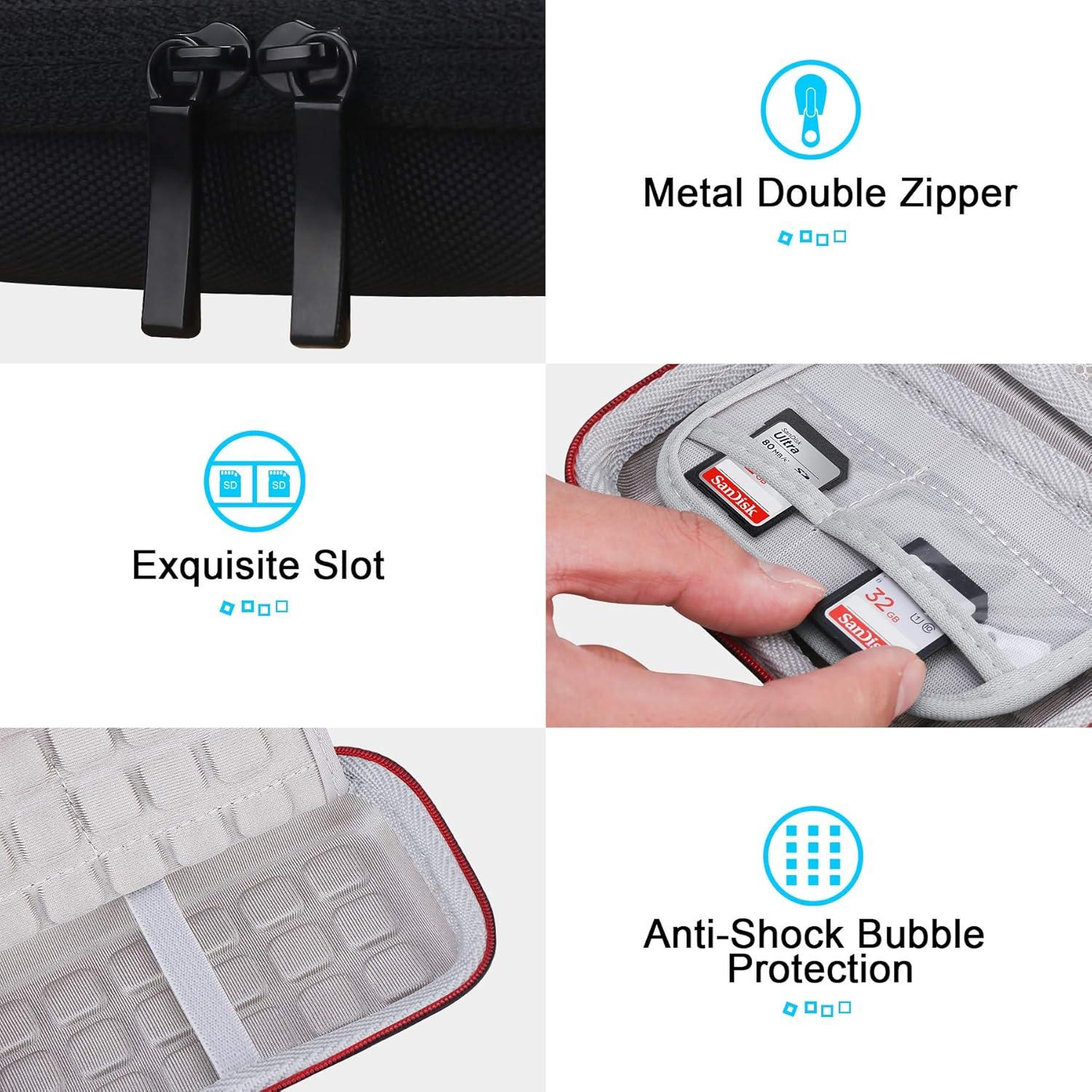 Funda Dura Lacdo para SanDisk Extreme Pro 500GB a 8TB Negra