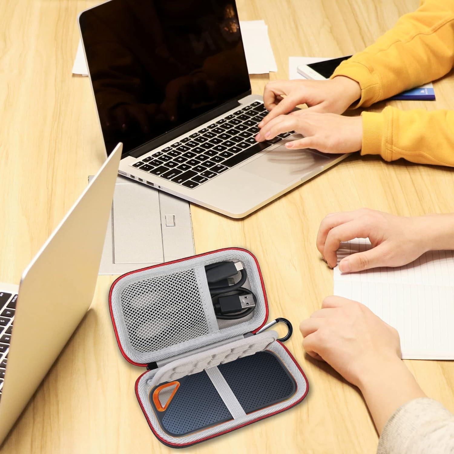 Funda Dura Lacdo para SanDisk Extreme Pro 500GB a 8TB Negra