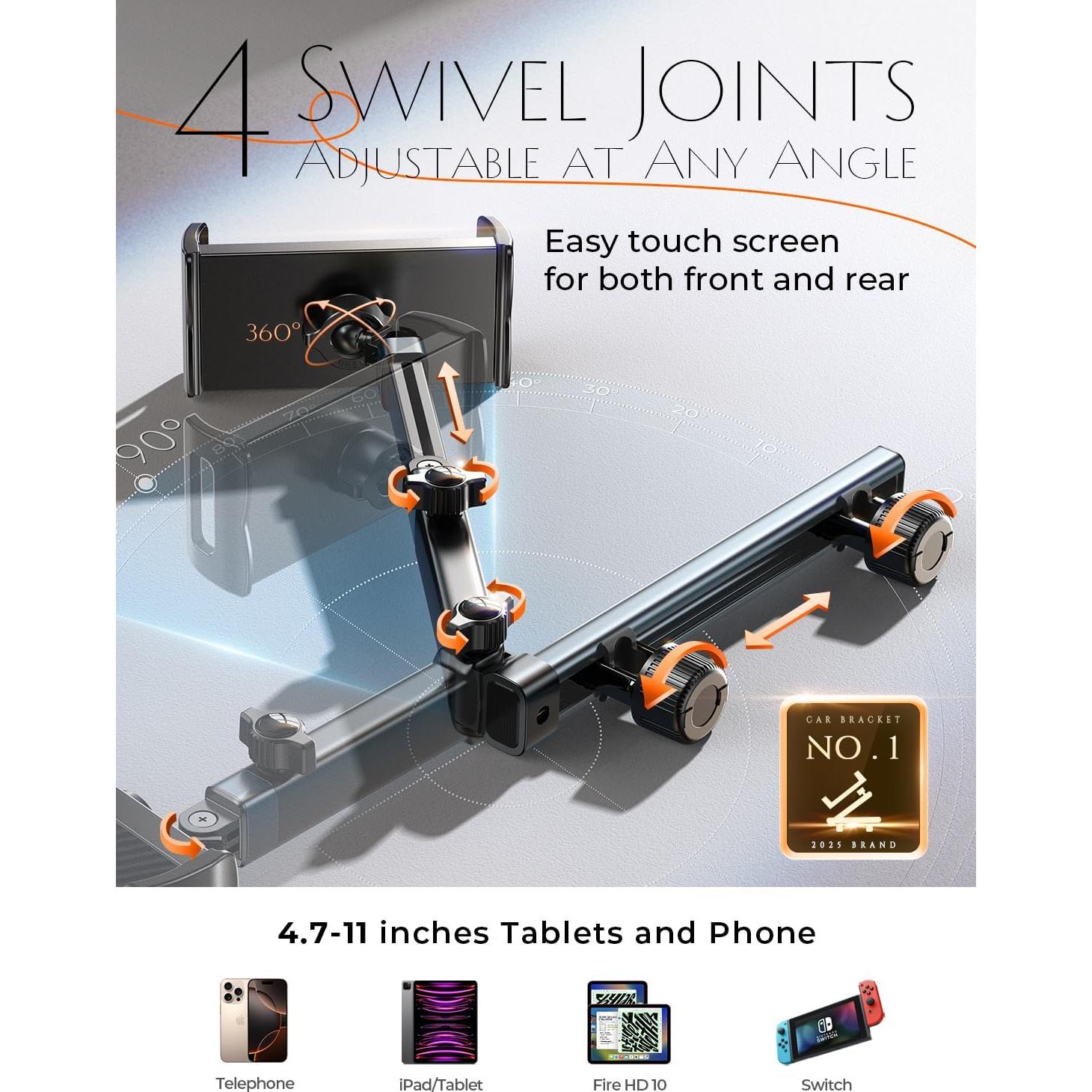 Soporte para Tablet LISEN 2E547 para Coche 4.7-11"