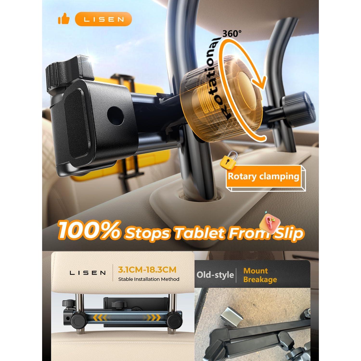 Soporte para Tablet LISEN 2E547 para Coche 4.7-11"