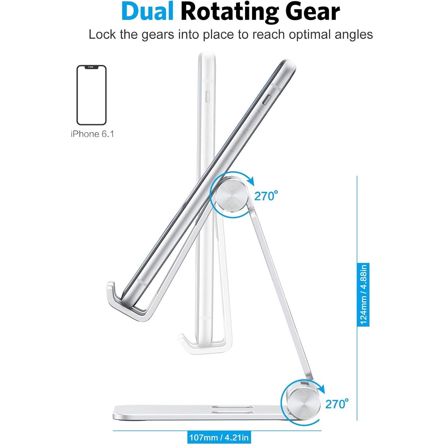 Soporte Plegable OMOTON para Teléfono Celular Ajustable