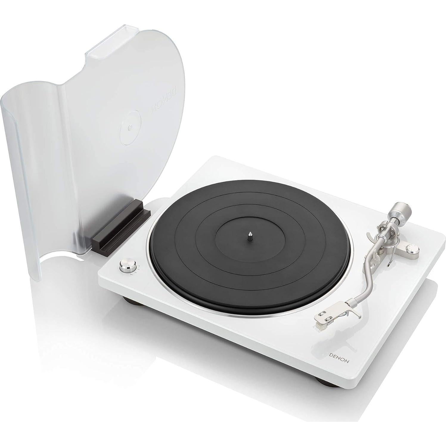 Tocadiscos Analógico Semiautomático Denon DP-400 Blanco