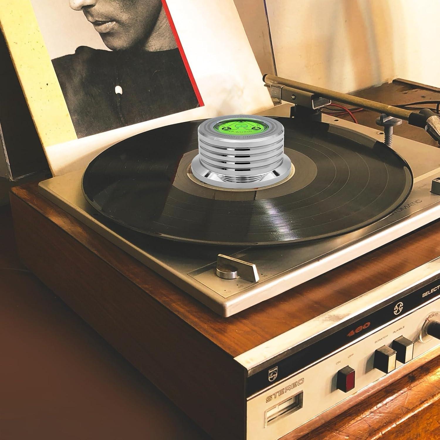 Estabilizador de Peso KozyOne para Discos de Vinilo Plata