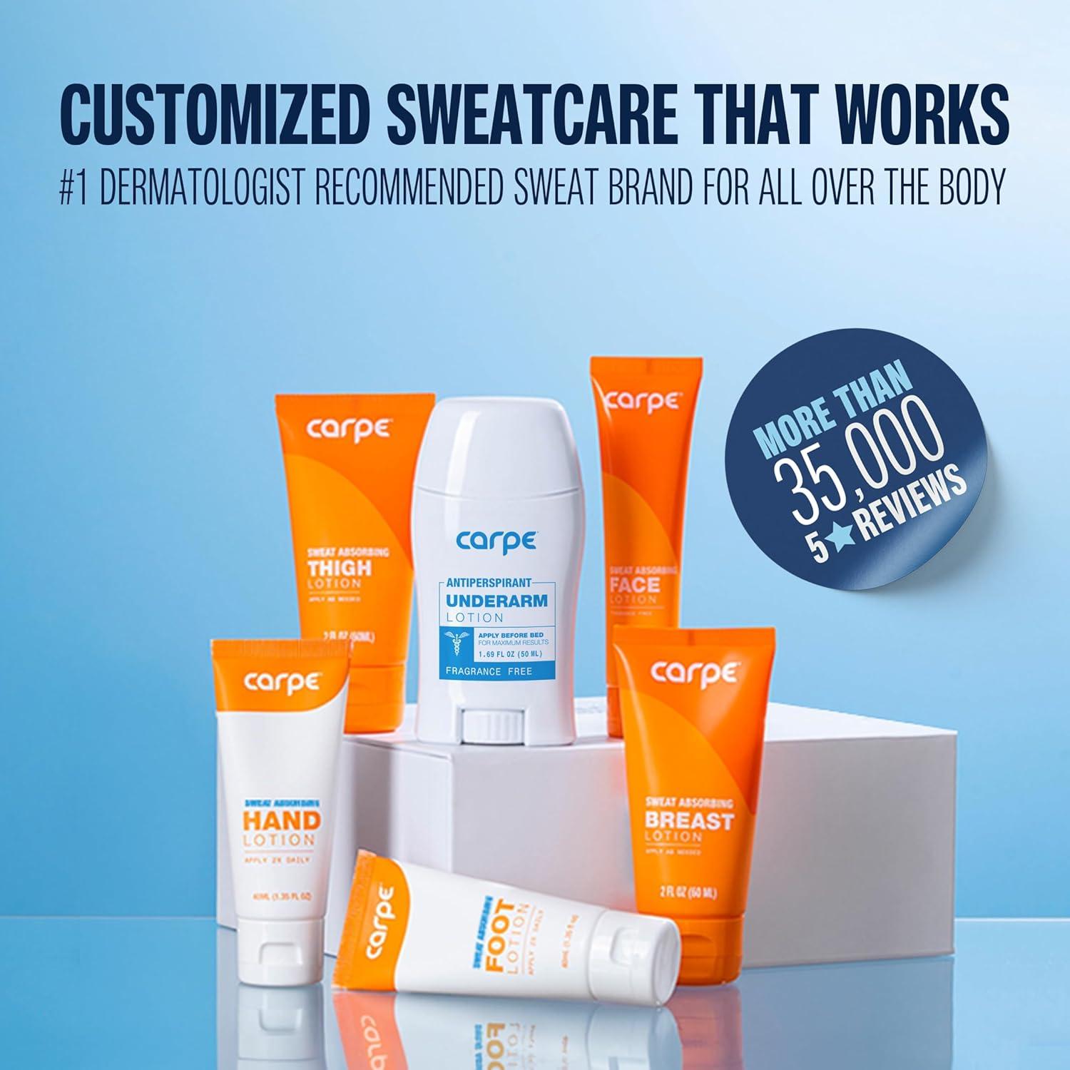 Loci&oacute;n Antitranspirante para Pies Carpe 40 ml