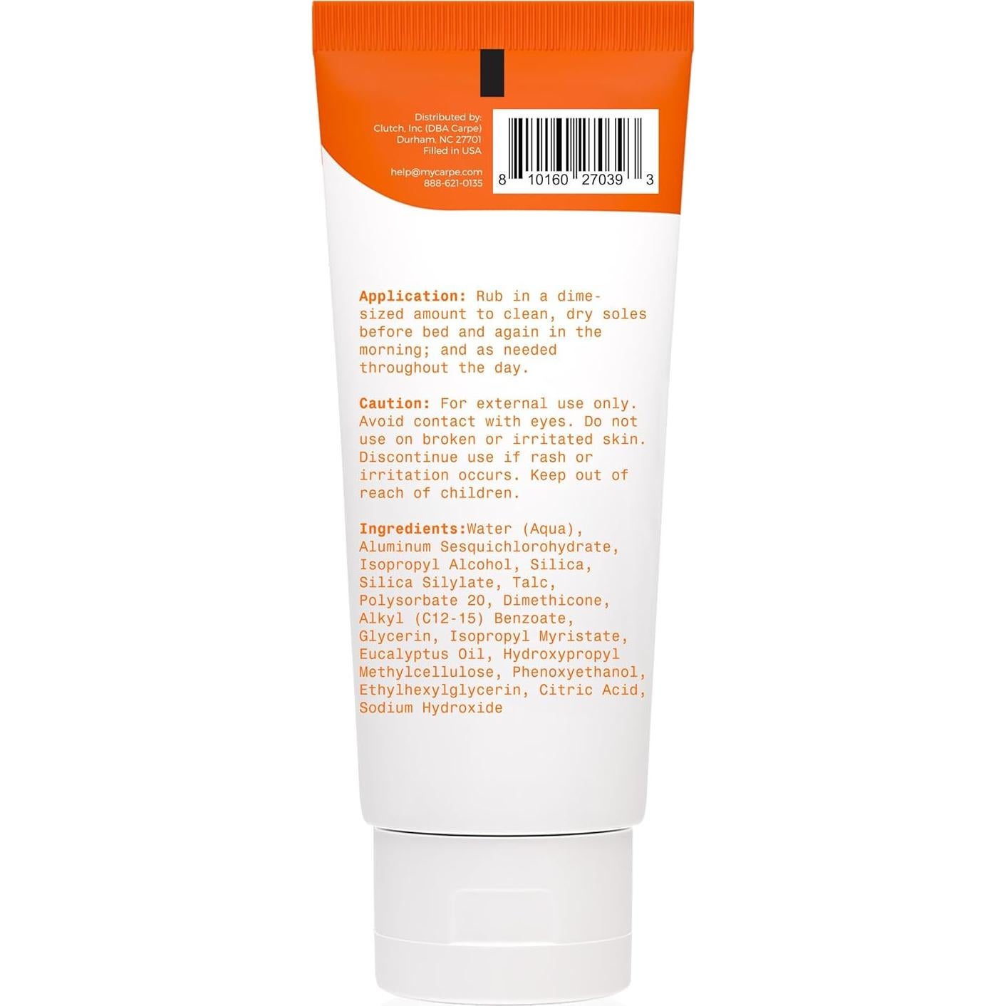 Loci&oacute;n Antitranspirante para Pies Carpe 40 ml