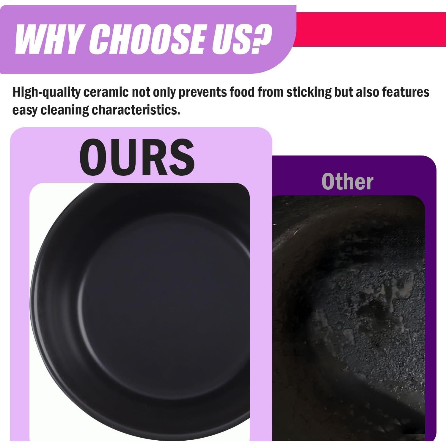 Olla de Fondue Eléctrica Artestia 2QT Cerámica 1500W Negra